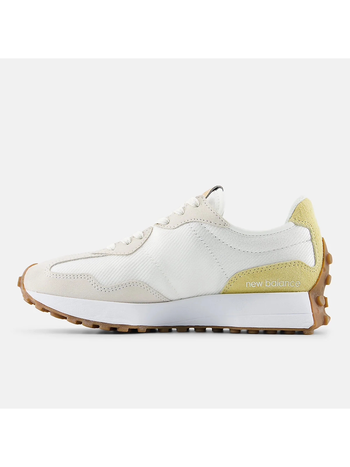 Кроссовки New Balance 327 лён с сеном, вид сверху