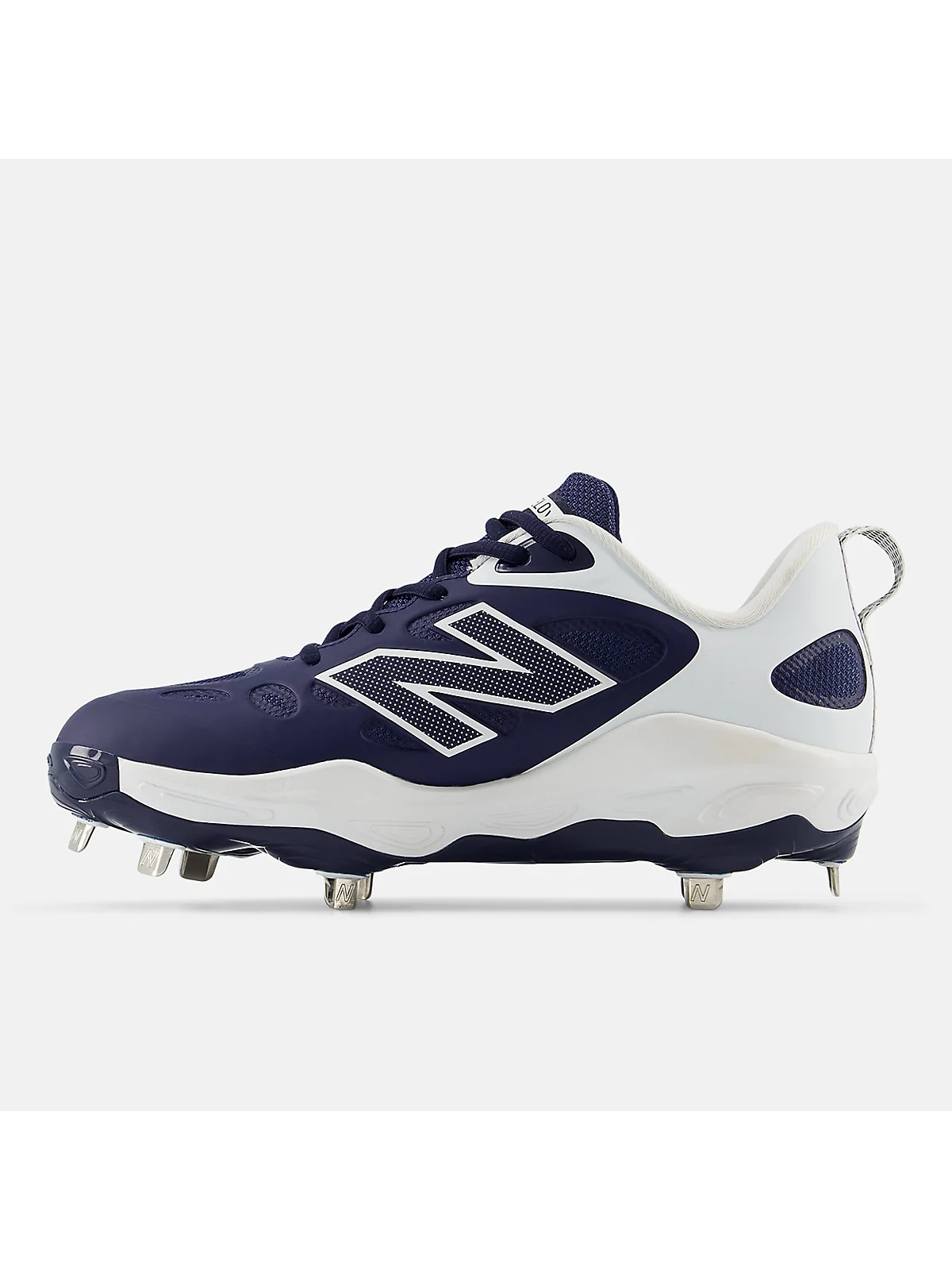 Подошва спортивных бутс New Balance Velo v4 Metal тёмно-синих.
