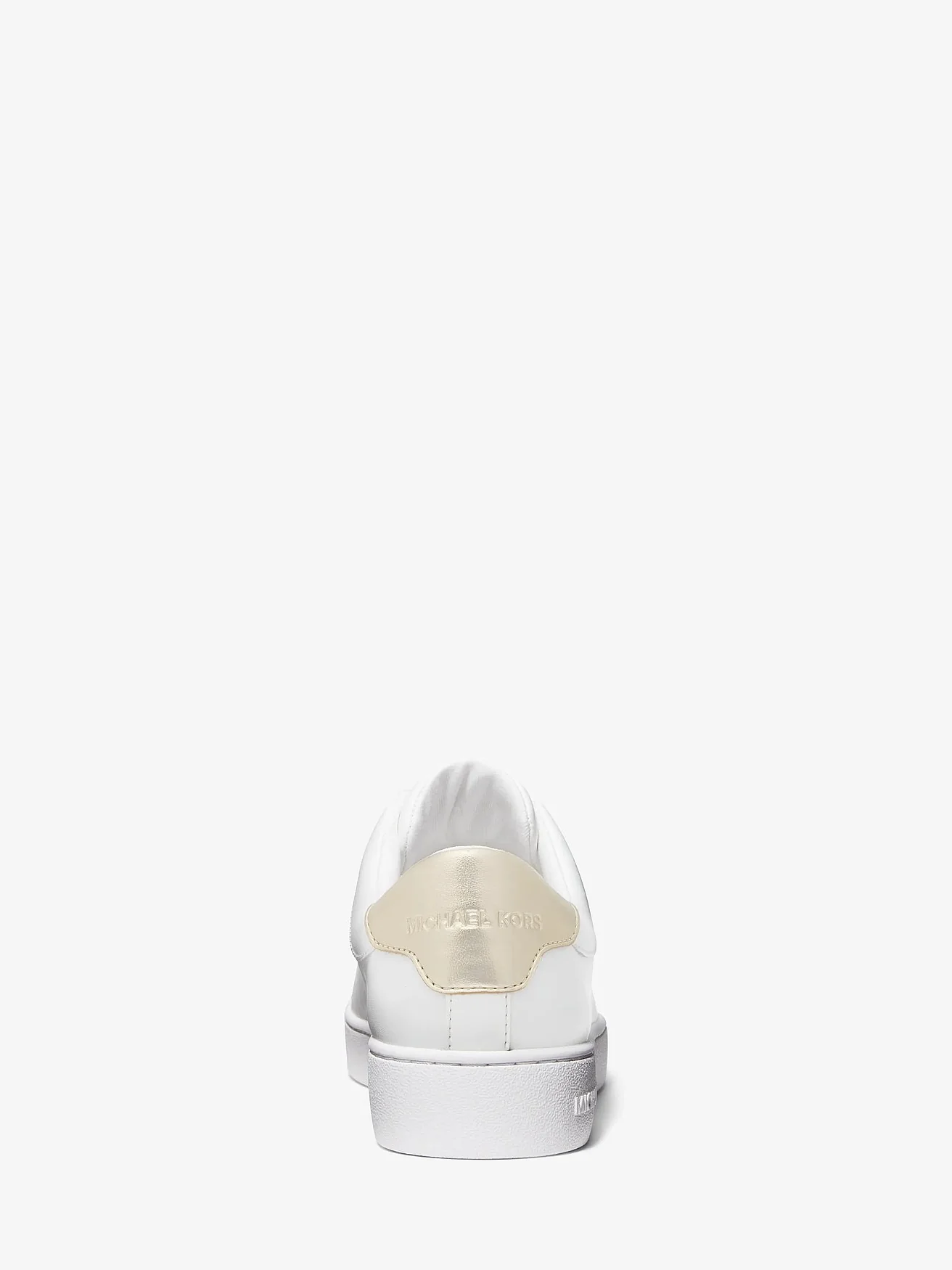 Michael Kors Keaton — белые кожаные кроссовки на молнии — 3