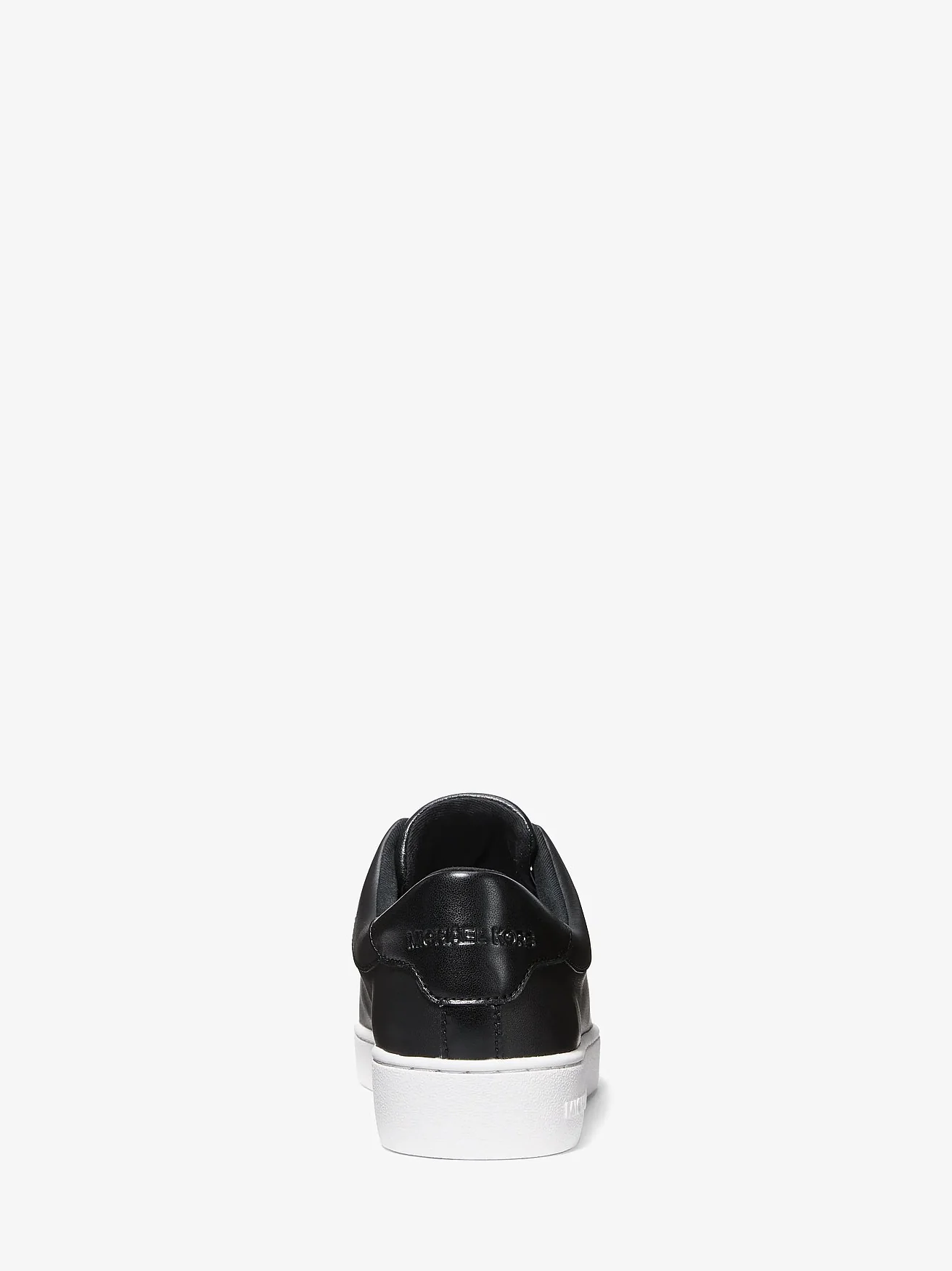 Michael Kors Keaton кроссовки чёрные кожаные на молнии — 3