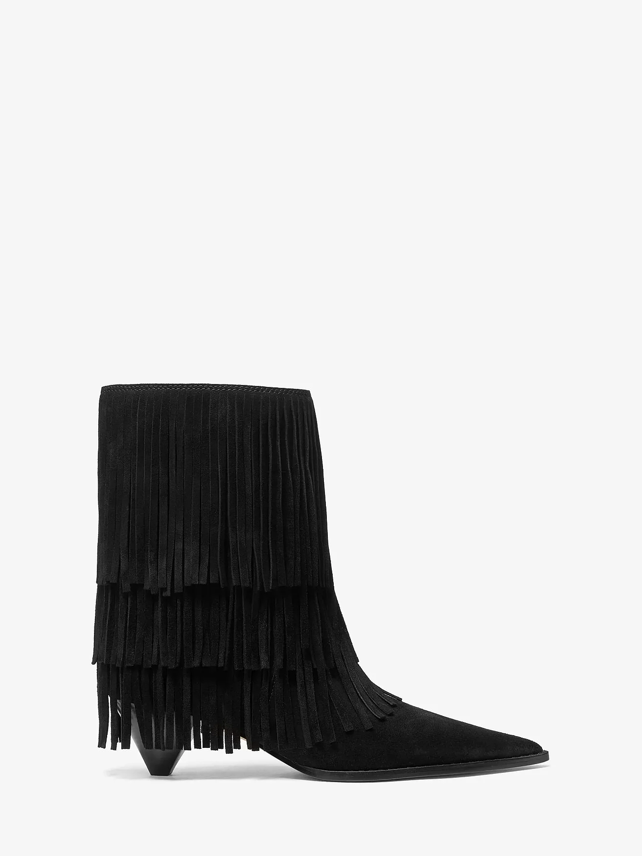 Ботильоны Michael Kors Jayla замшевые с бахромой — 2