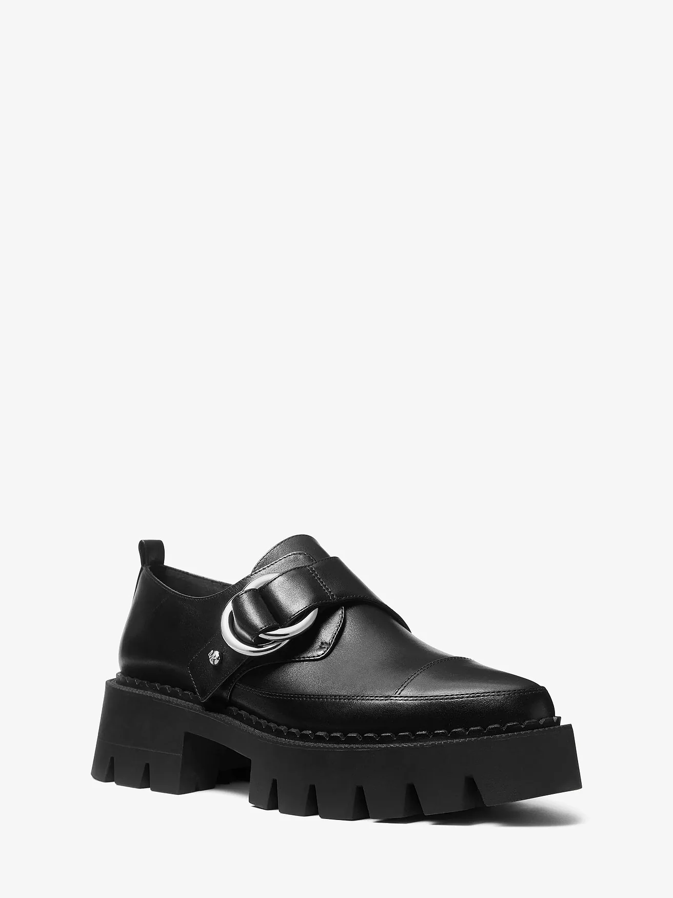 Michael Kors Jaden — кожаные лоферы на платформе — 1