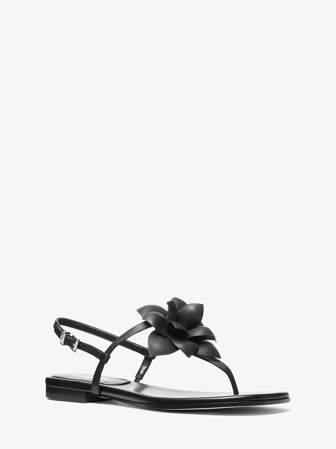 Michael Kors Jacie кожаные босоножки с цветком — 1
