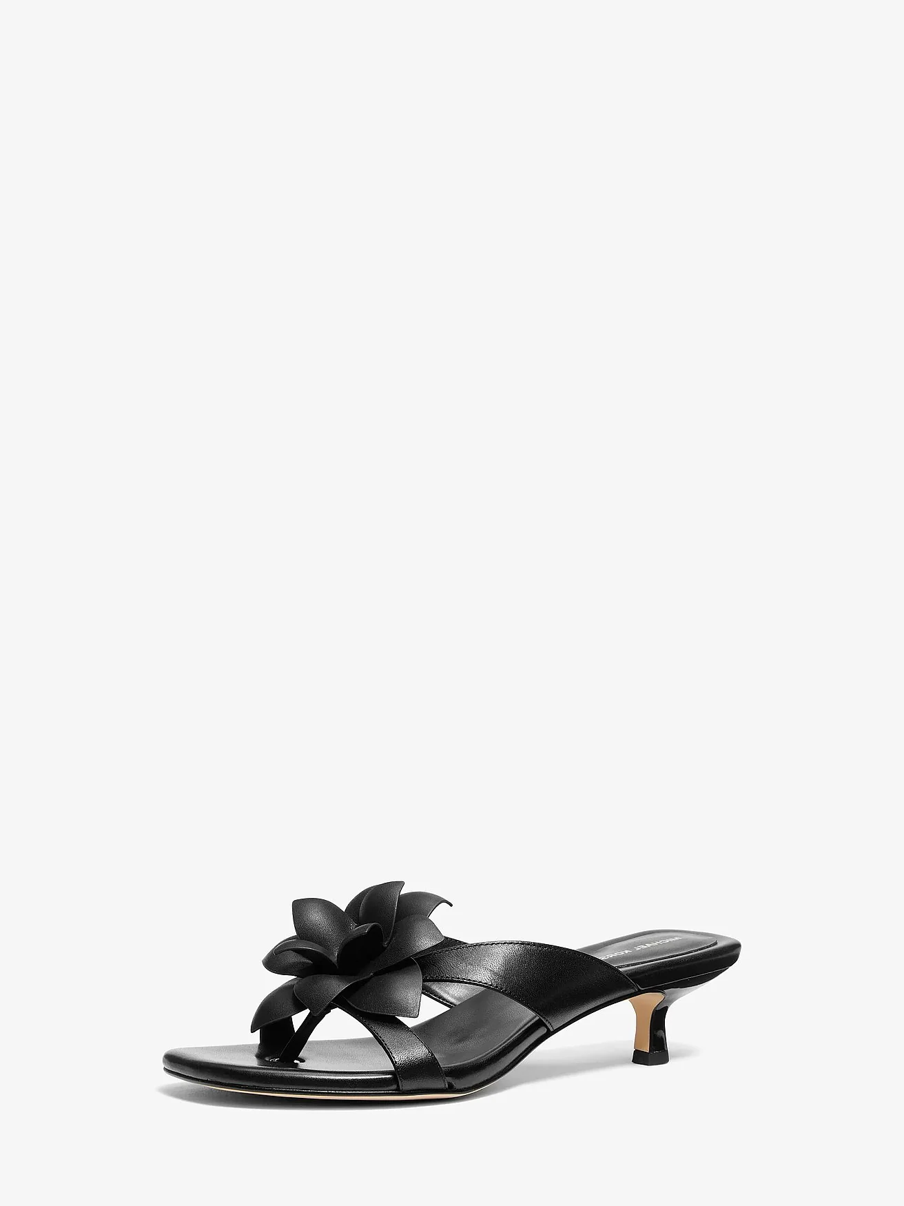Босоножки Michael Kors Jacie на низком каблуке из кожи — 4