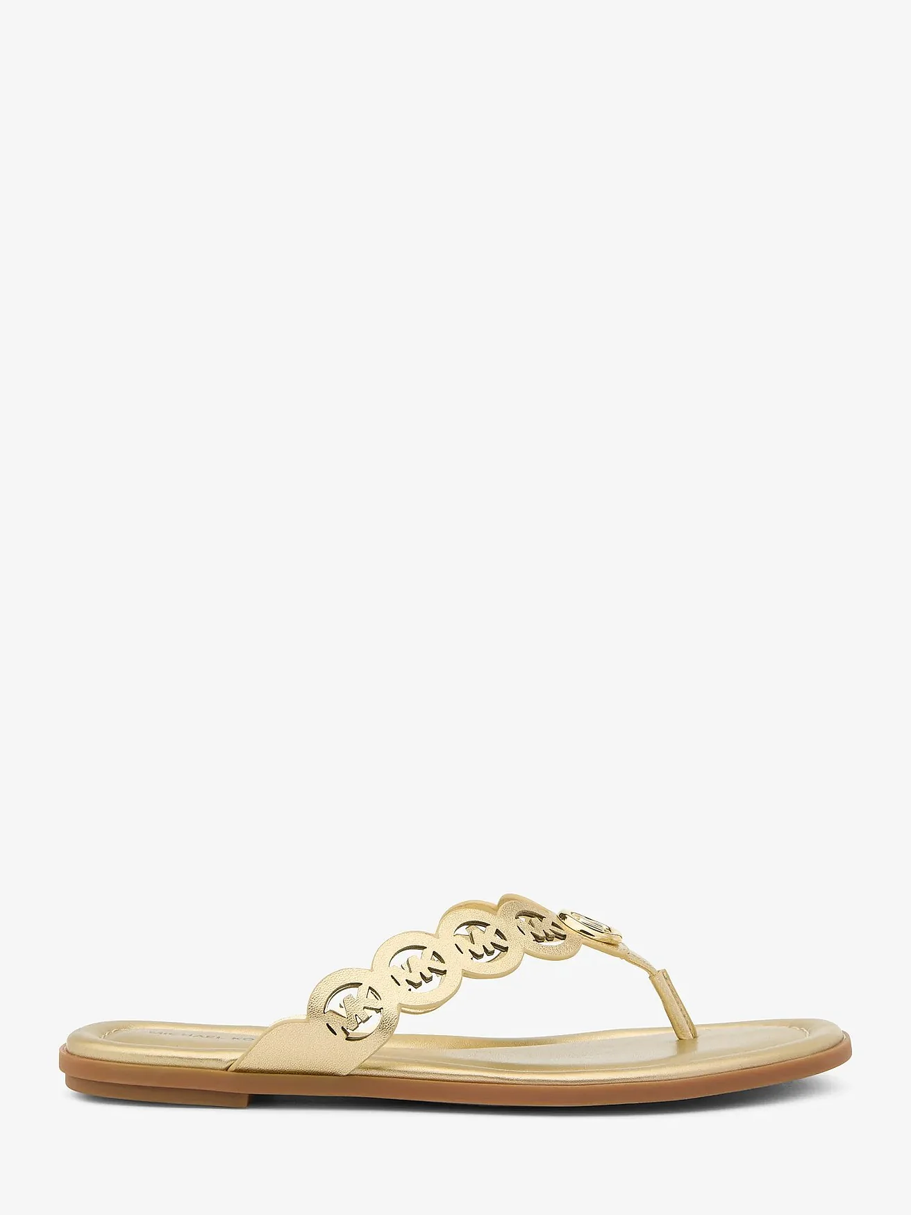 Сандалии Michael Kors Janie из металлизированной кожи — 2