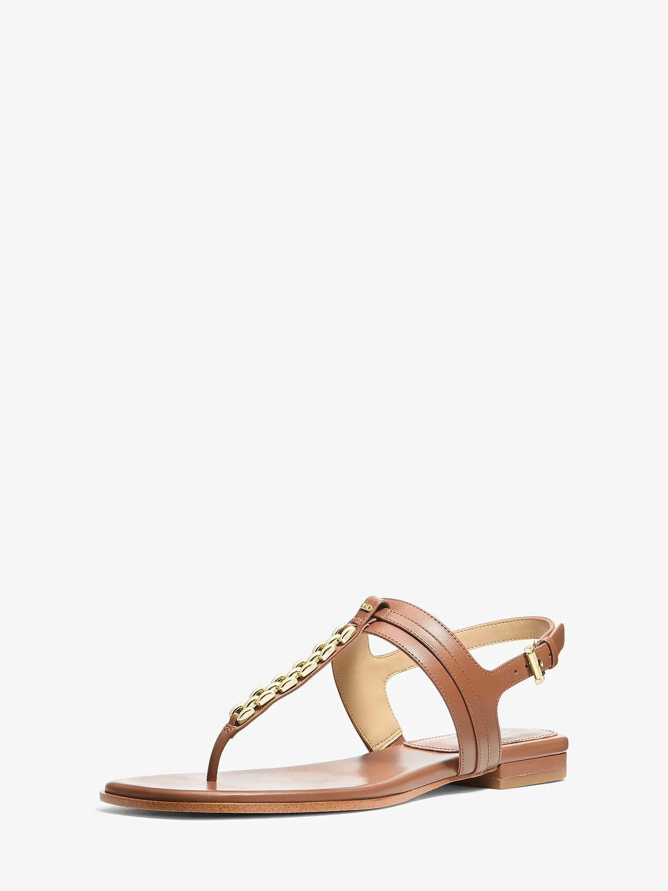 Michael Kors Marcia кожаные сандалии с цепочкой — 4