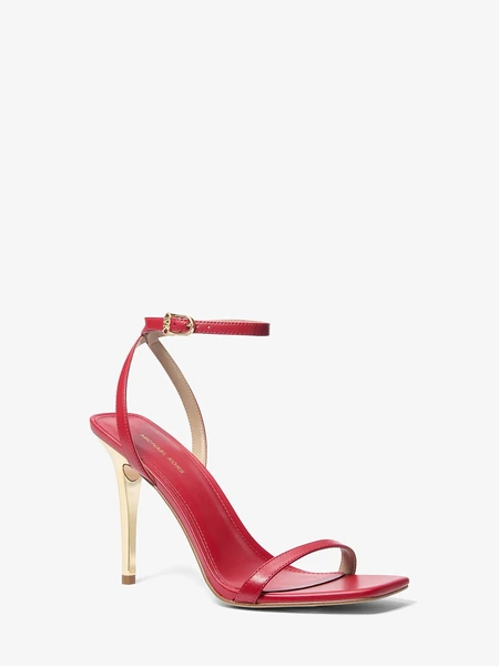 Michael Kors Liana — кожаные босоножки на каблуке