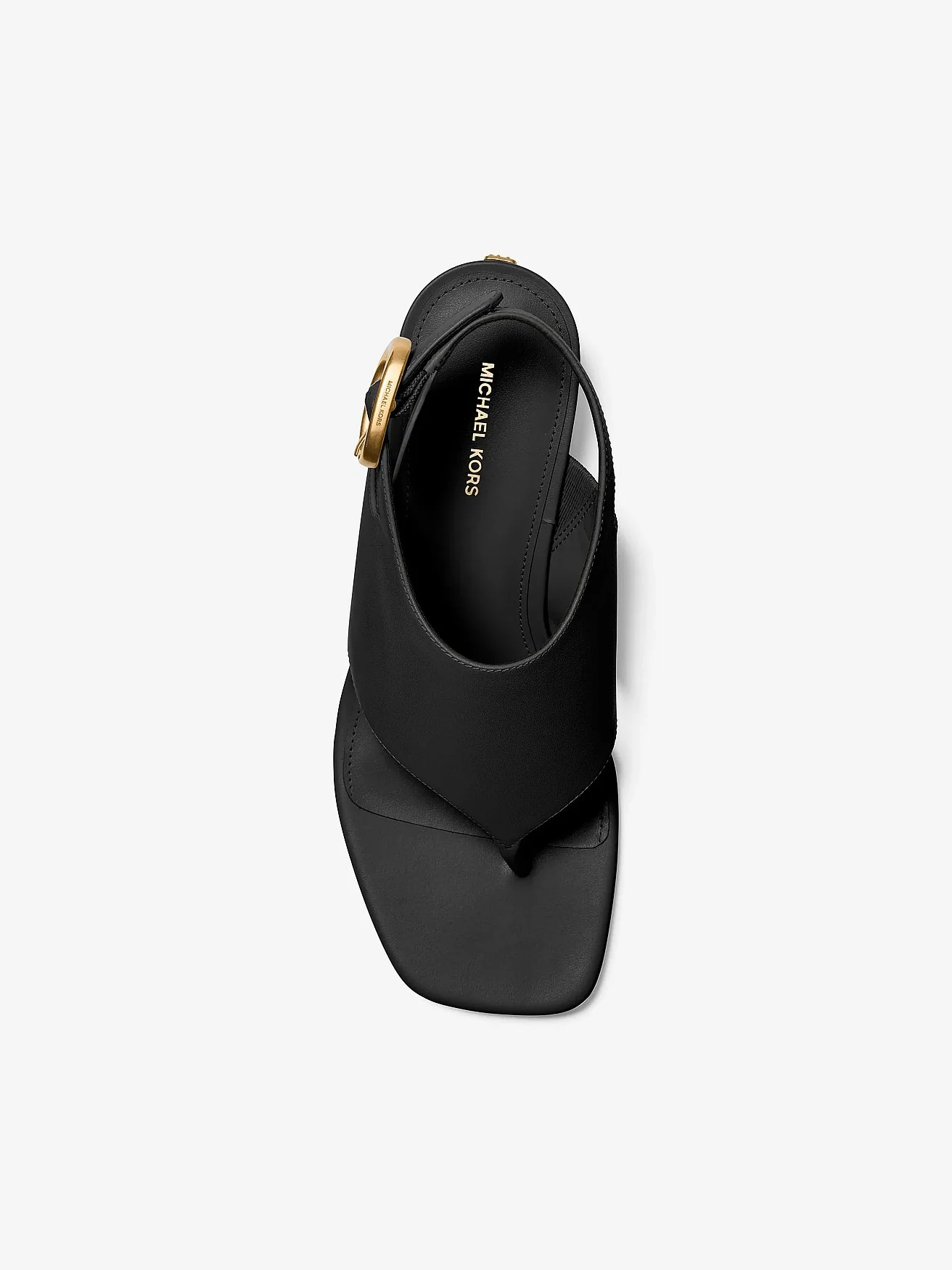Michael Kors Kya Flex кожаные сандалии с перемычкой между пальцами — 3