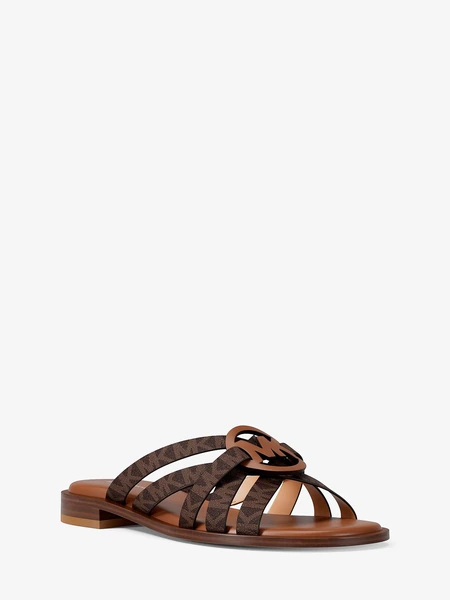 Michael Kors Erika — сандалии с фирменным логотипом и кожаными вставками