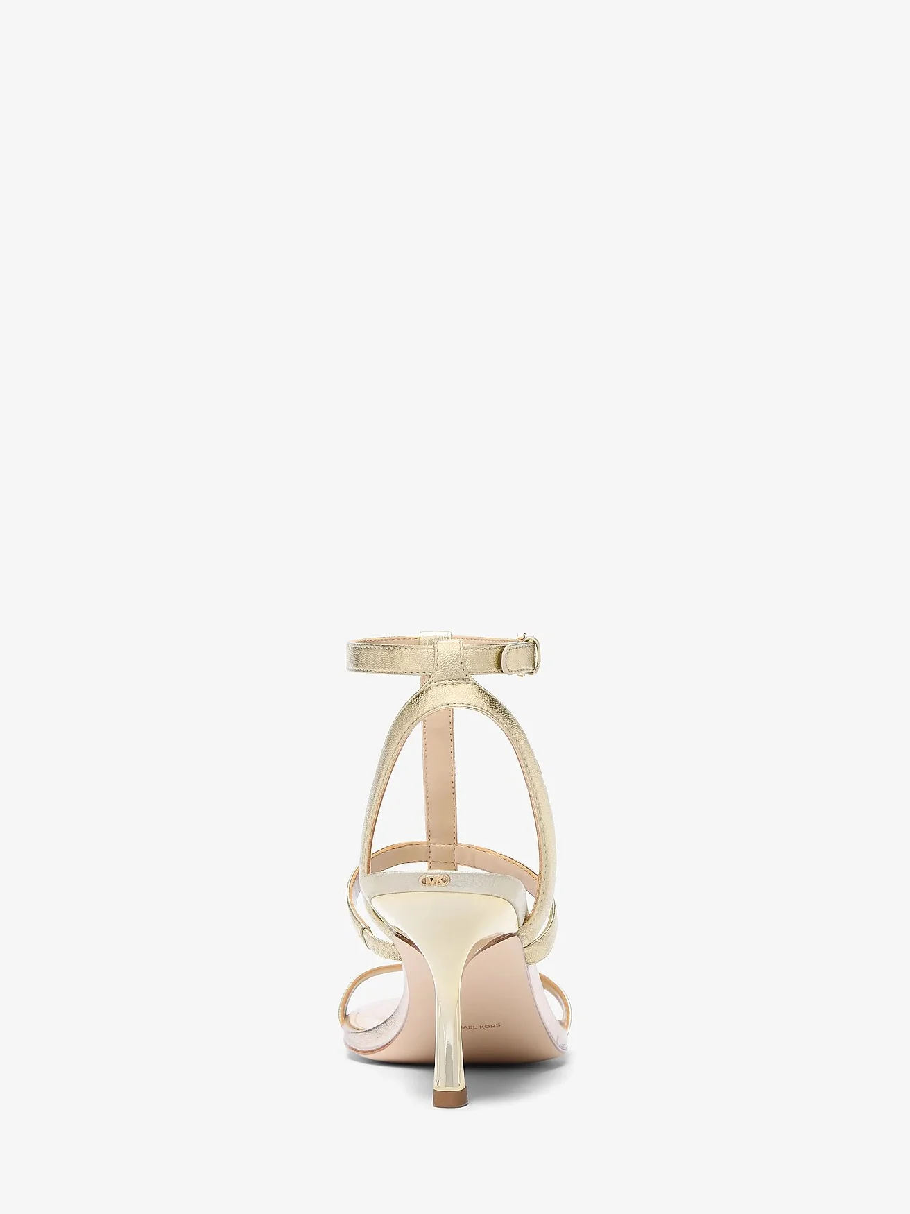 Босоножки Michael Kors Nara металлизированные с клёпками — 3