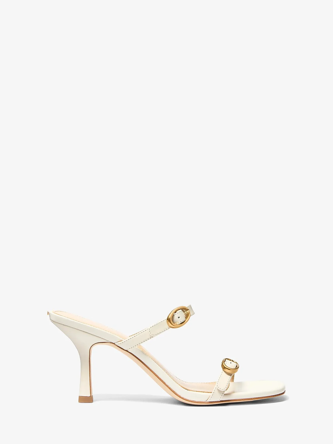 Кожаные босоножки Michael Kors Kya на каблуке — 2