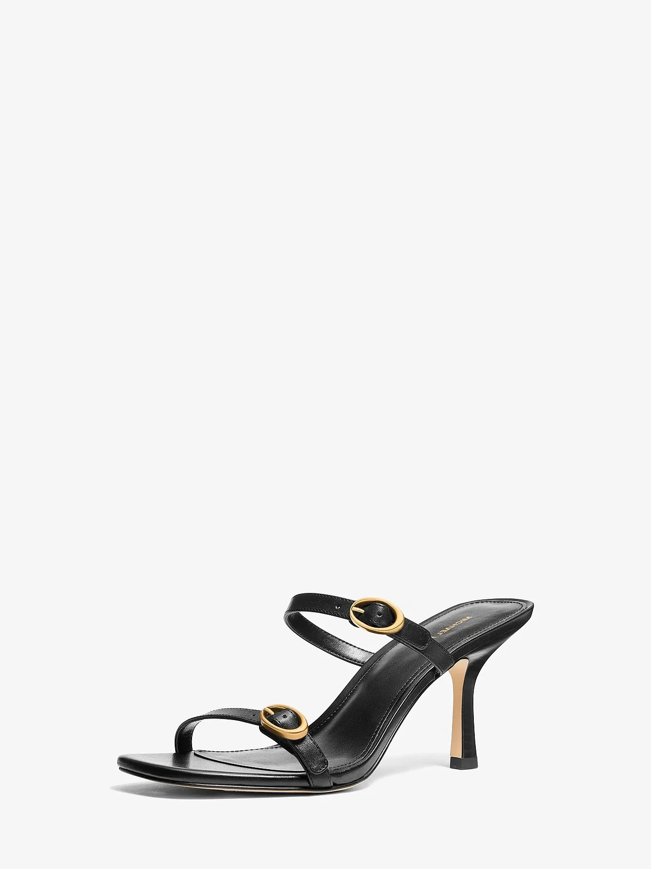 Michael Kors Kya — кожаные босоножки на каблуке-столбике — 4