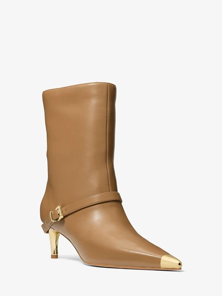 Кожаные ботинки Michael Kors Kasia с пряжкой