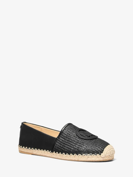 Michael Kors Kenzie черные комбинированные эспадрильи