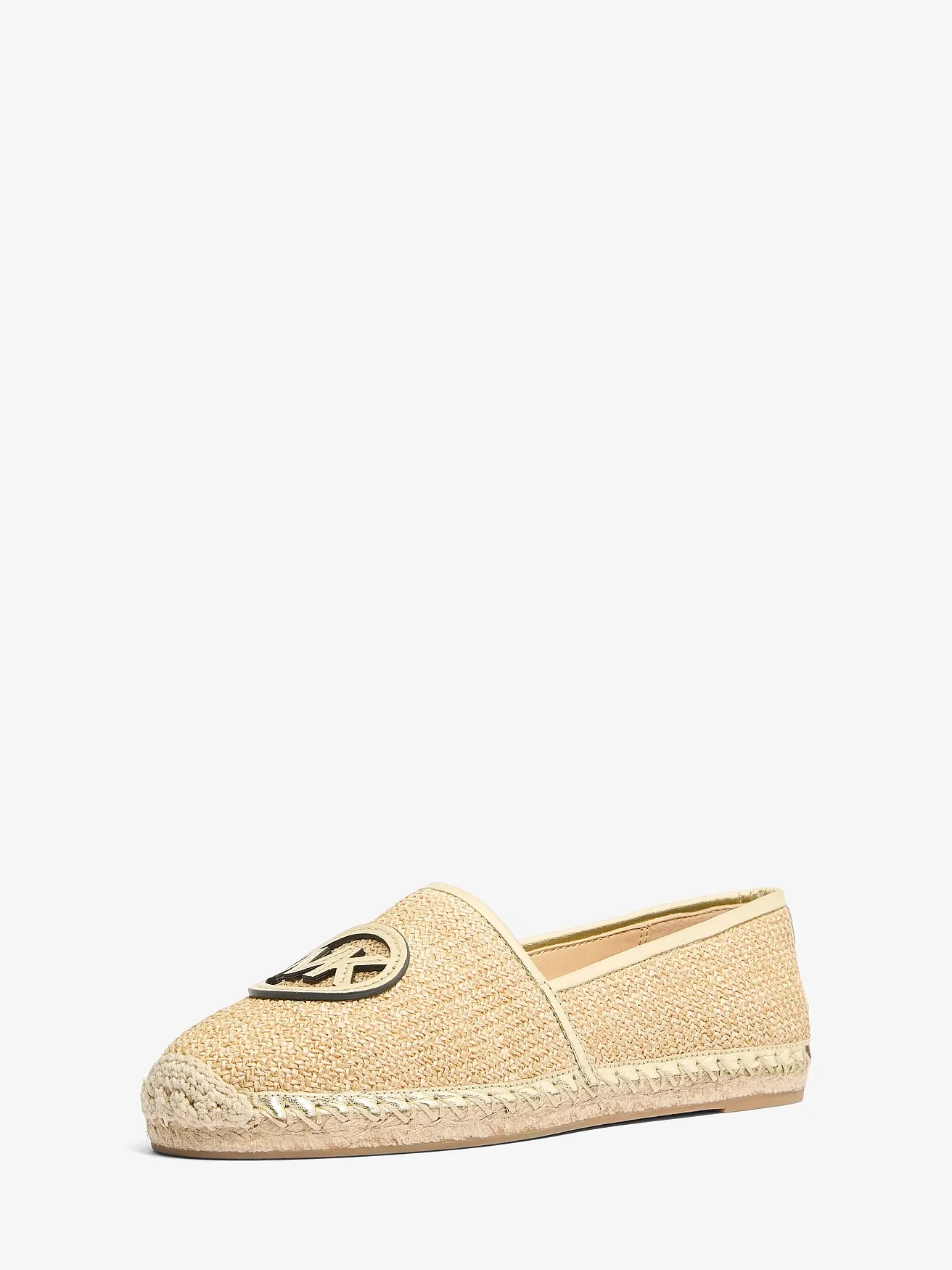 Michael Kors Kenzie бежевые плетеные эспадрильи — 4