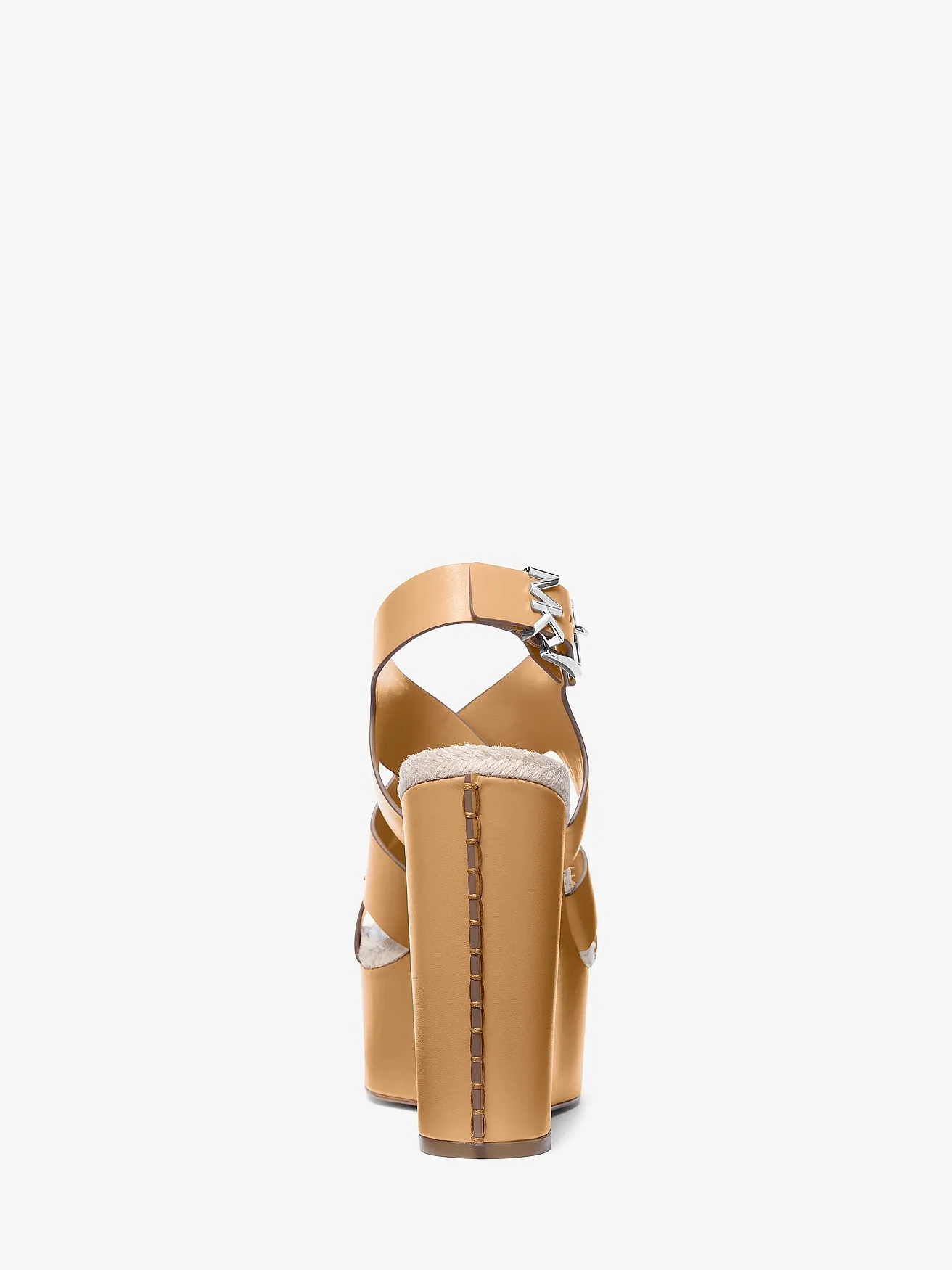 Michael Kors Raven коричневые босоножки на танкетке — 3