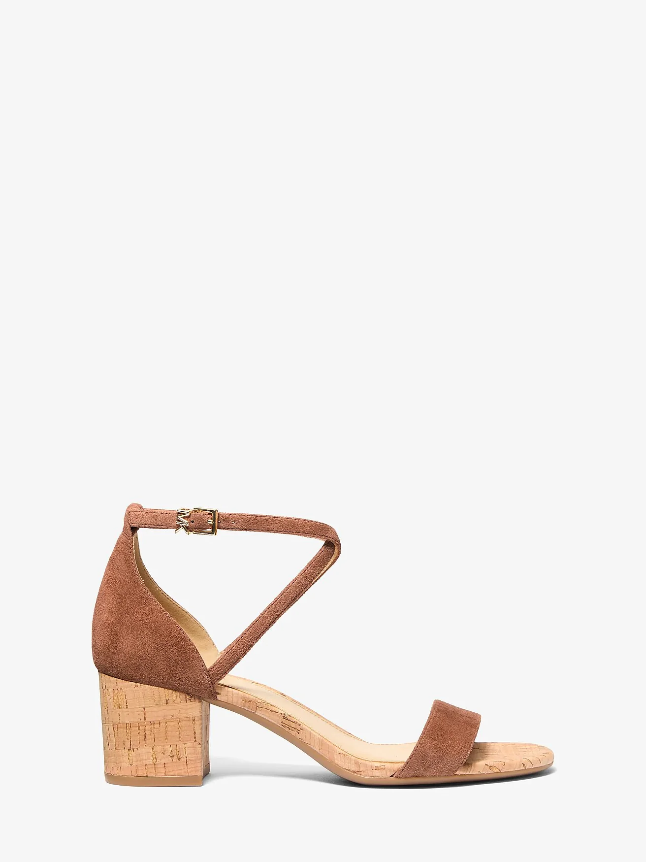 Michael Kors Serena коричневые замшевые босоножки — 2