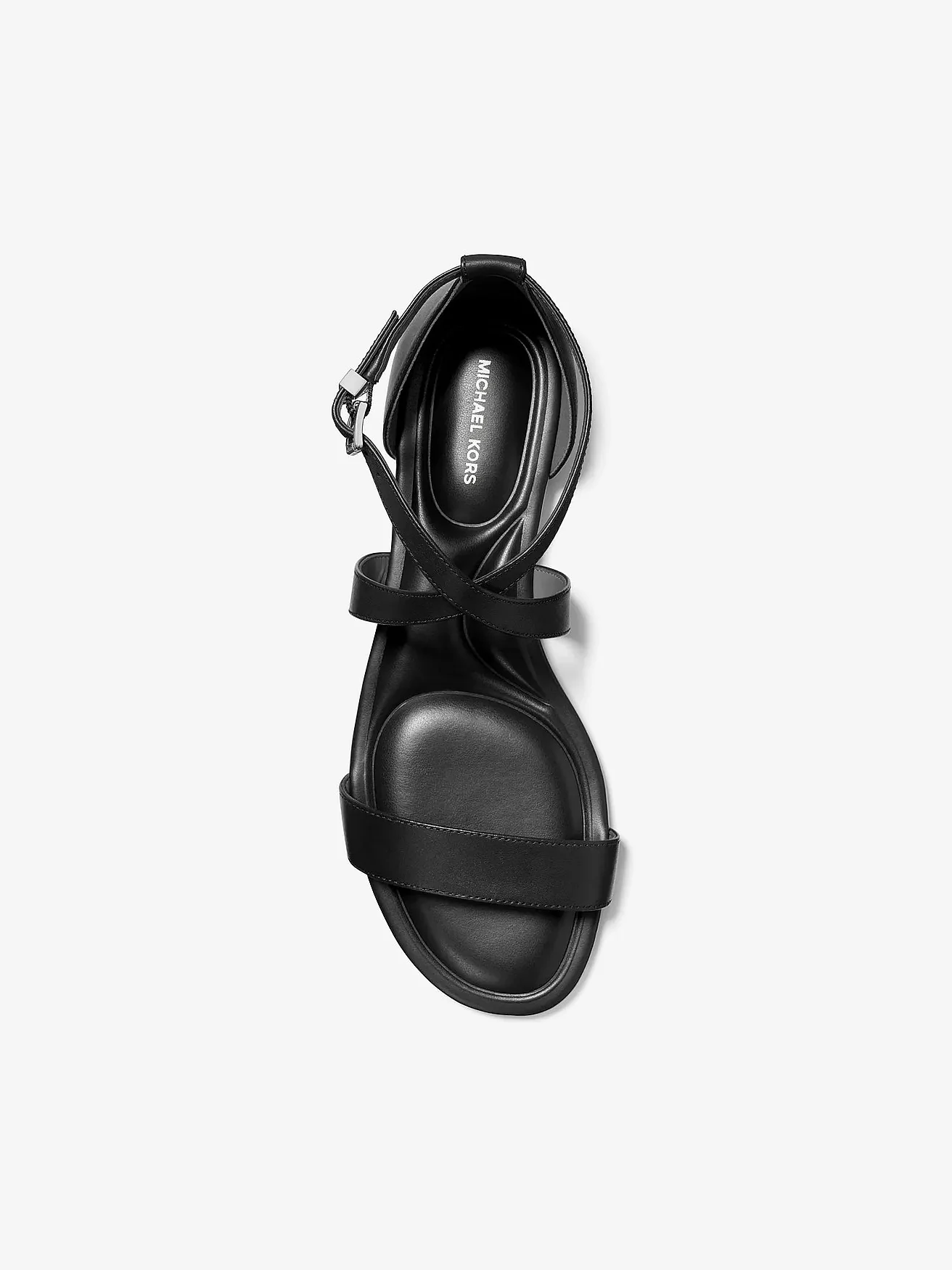 Michael Kors Alexa Flex кожаные сандалии с перекрестным ремешком — 3