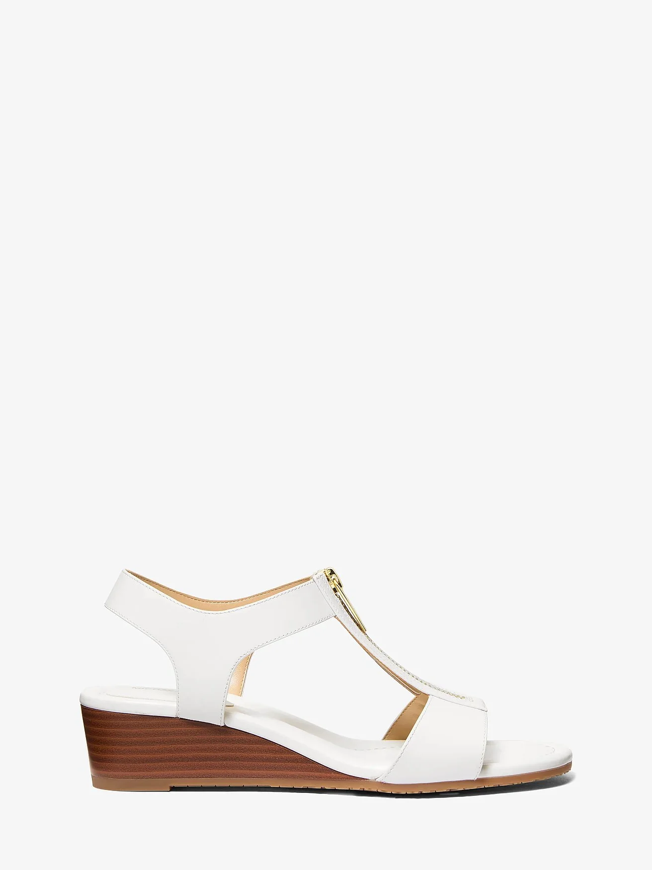 Кожаные босоножки Michael Kors Berkley на танкетке — 2