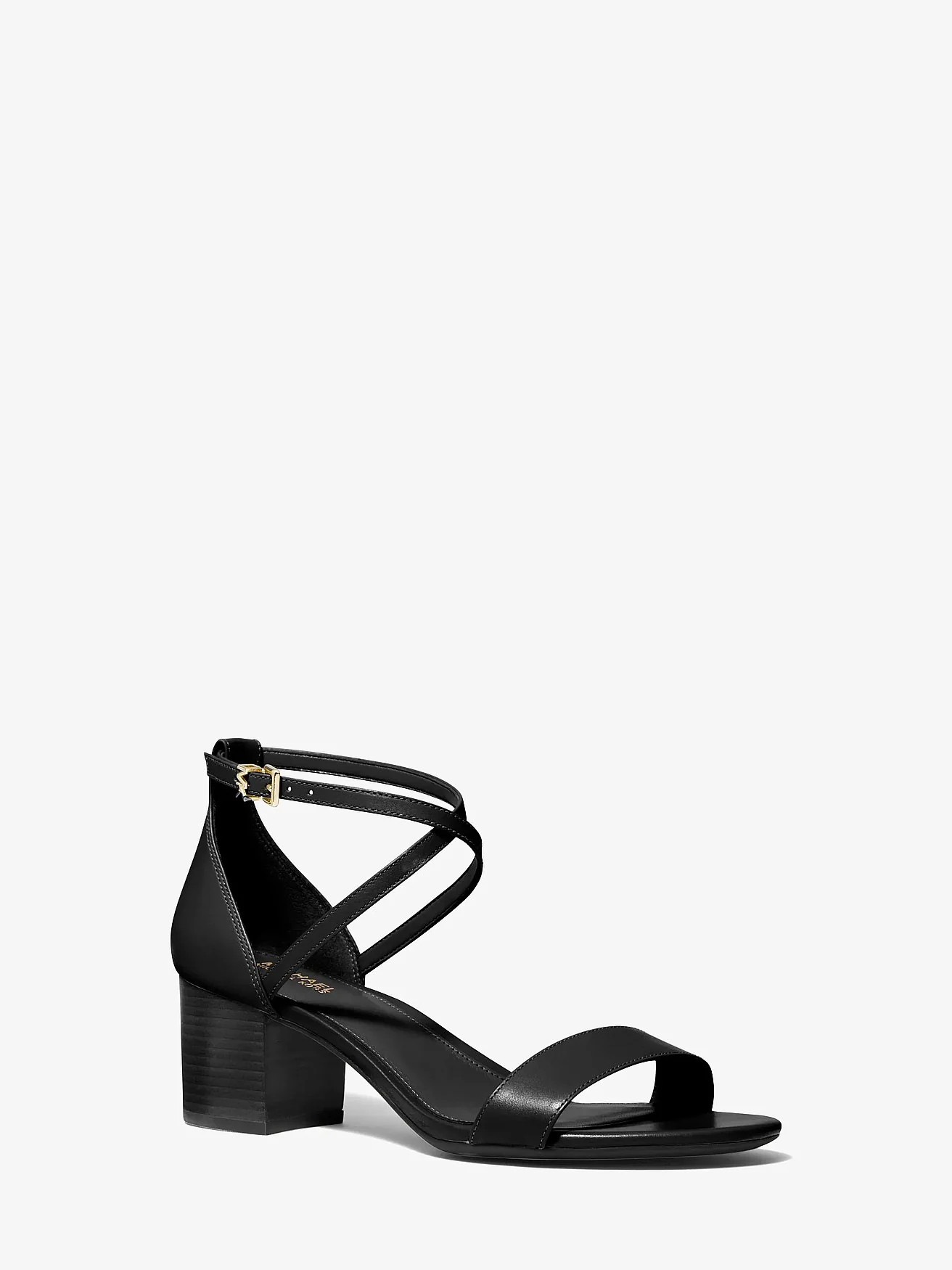 Кожаные босоножки Michael Kors Serena с перекрёстными ремешками — 1