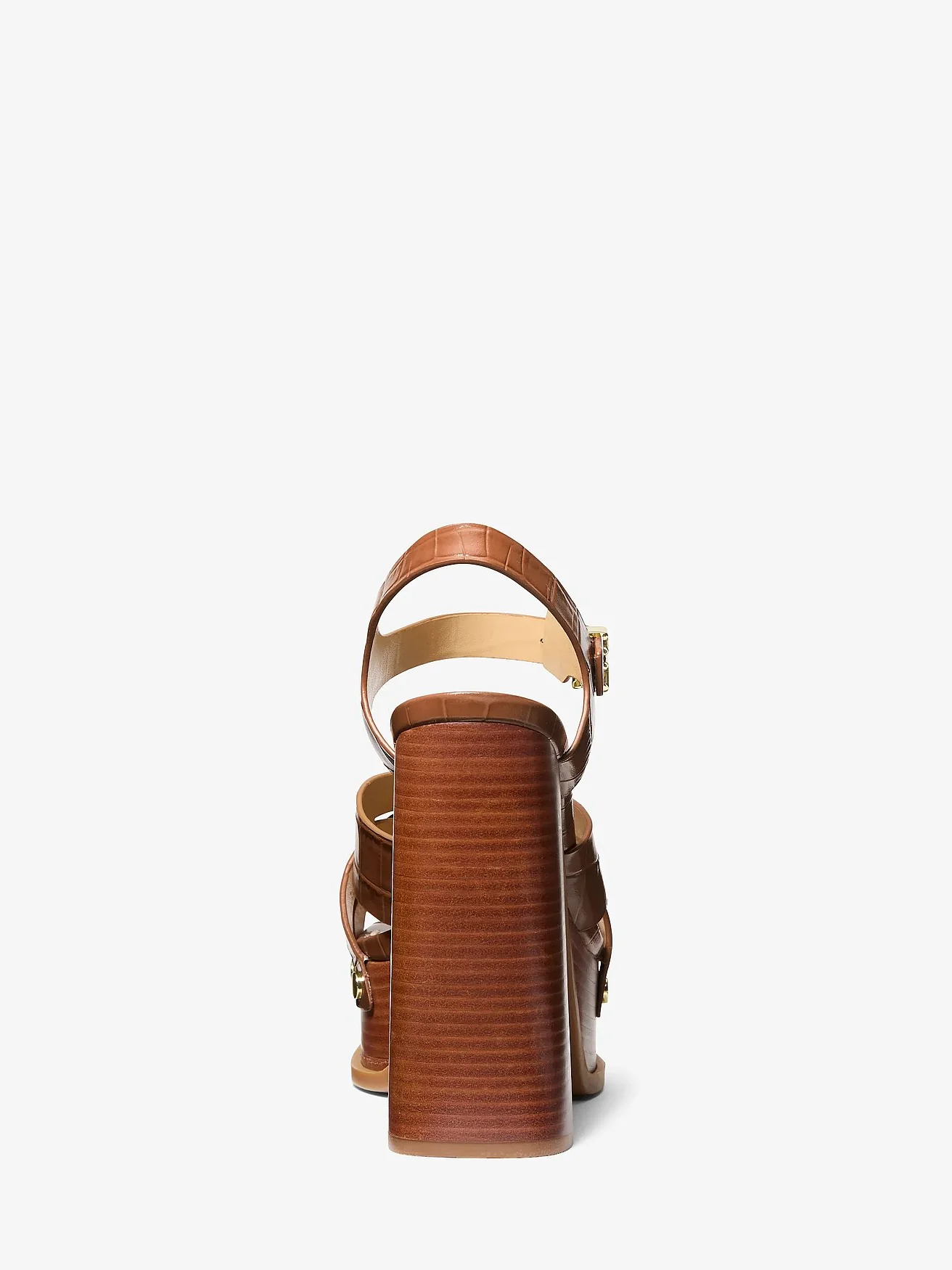 Michael Kors Nora коричневые босоножки на платформе — 3