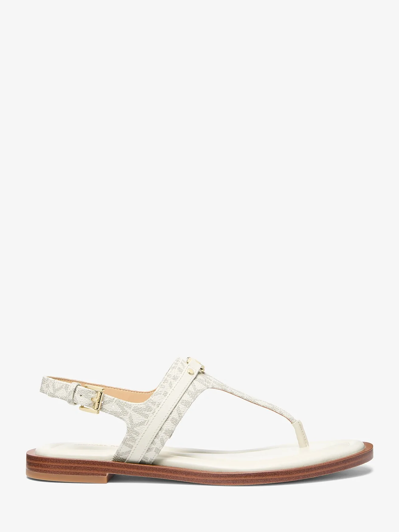 Босоножки Michael Kors Mandy с фирменным принтом Т-силуэта — 2