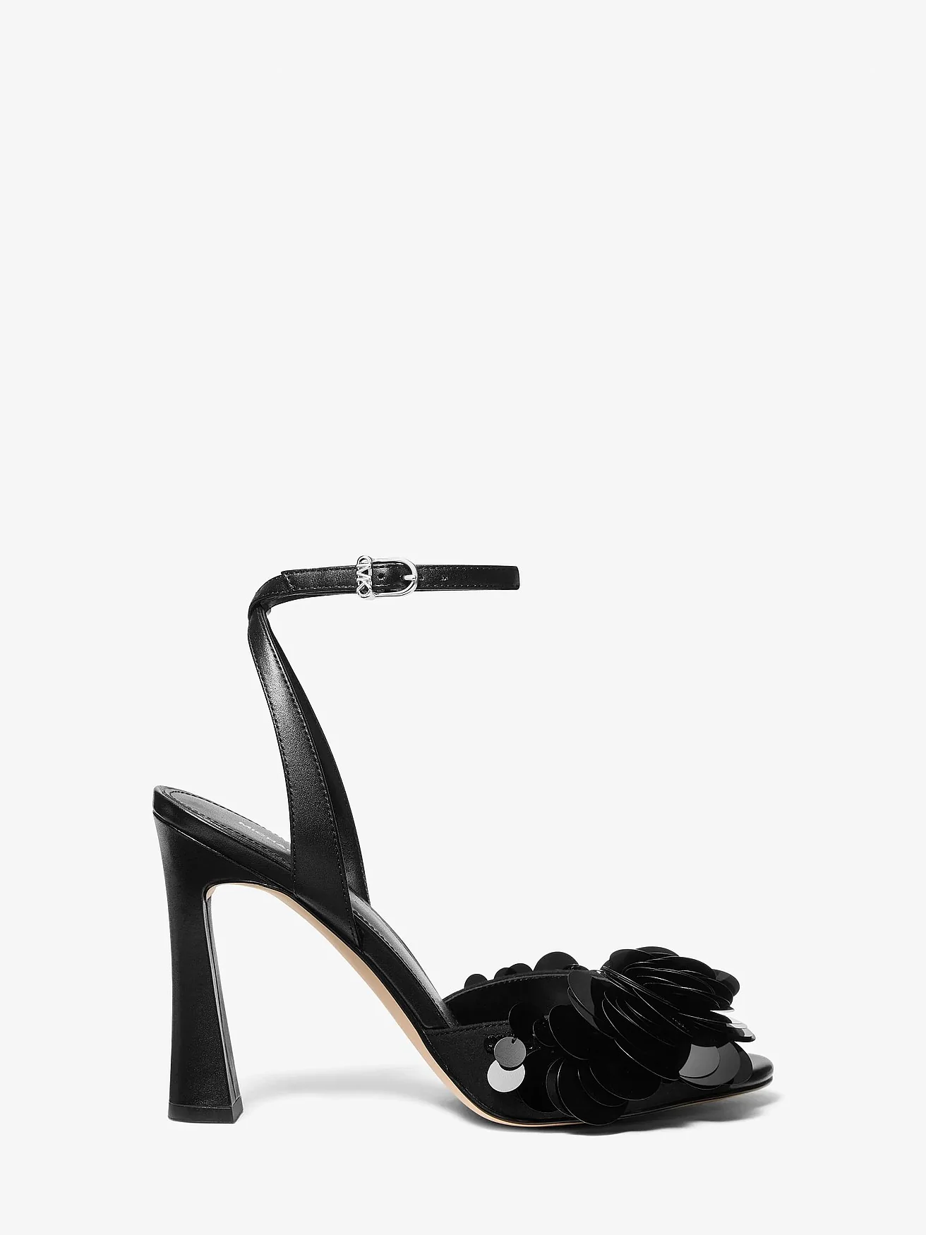 Michael Kors Loretta черные босоножки с пайетками — 2