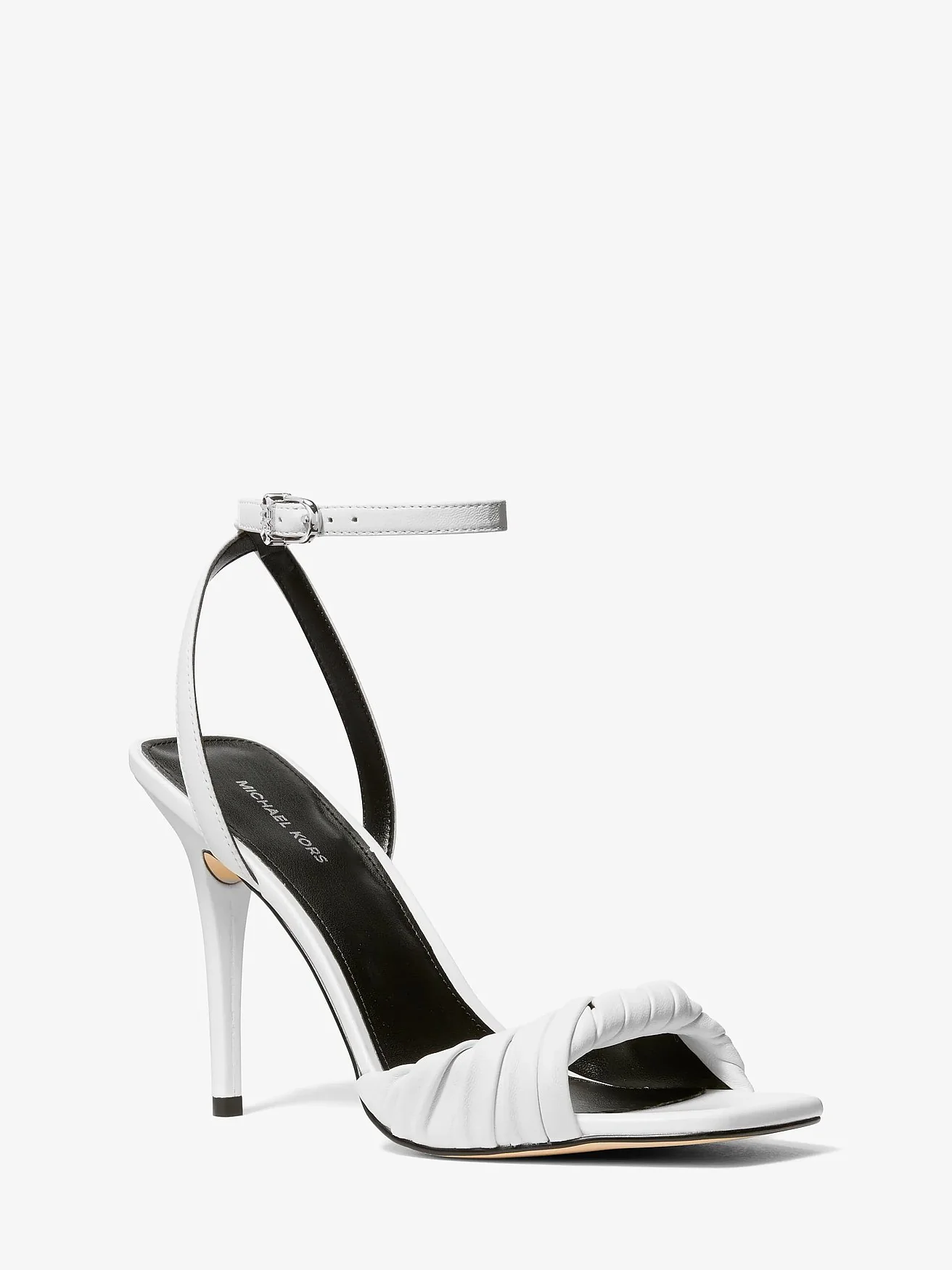 Кожаные босоножки Michael Kors Kiana на каблуке — 1