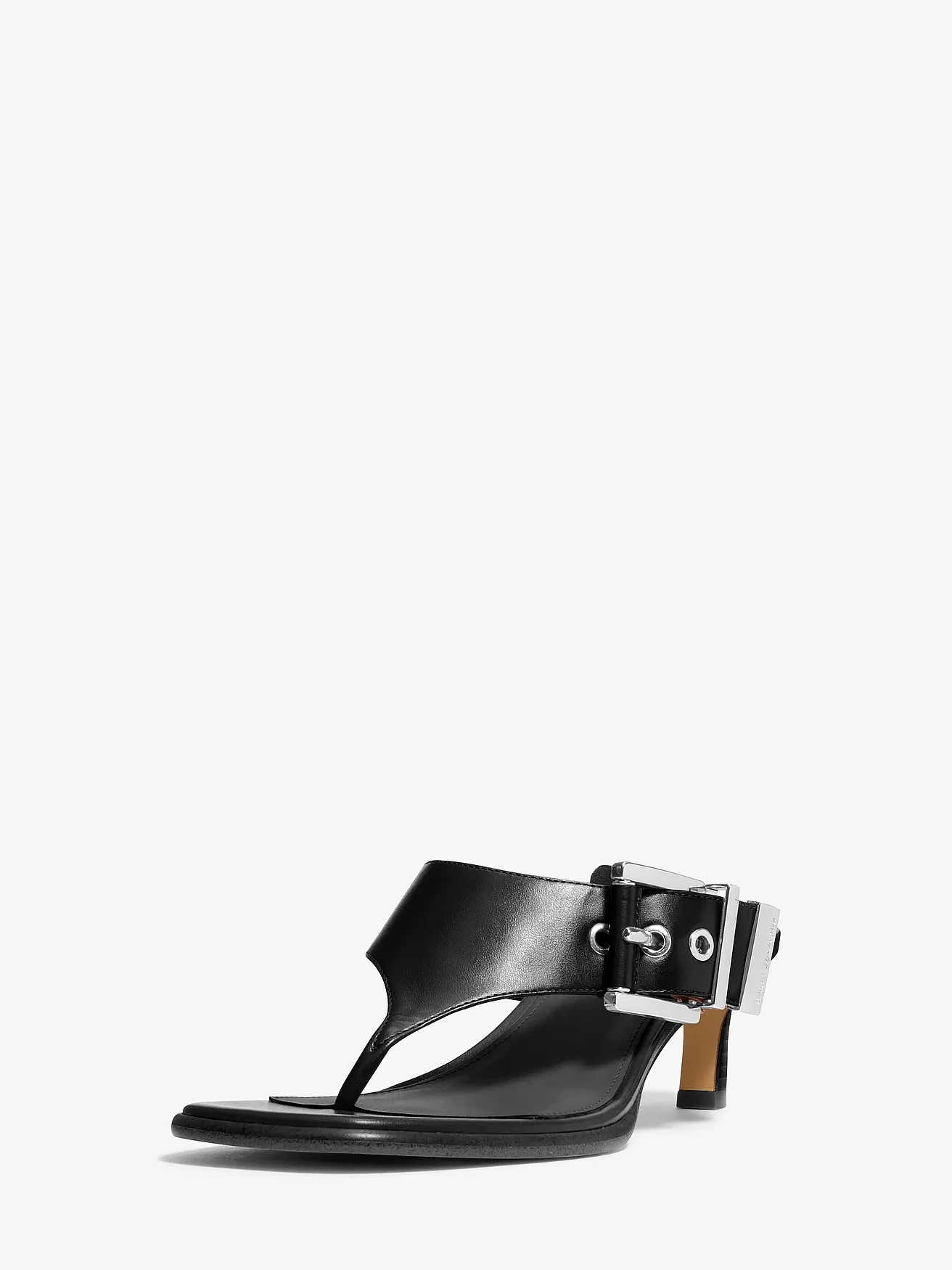 Кожаные босоножки Michael Kors Rowen с ремешком между пальцами — 4
