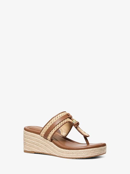 Вязаные босоножки на танкетке Michael Kors Zoe
