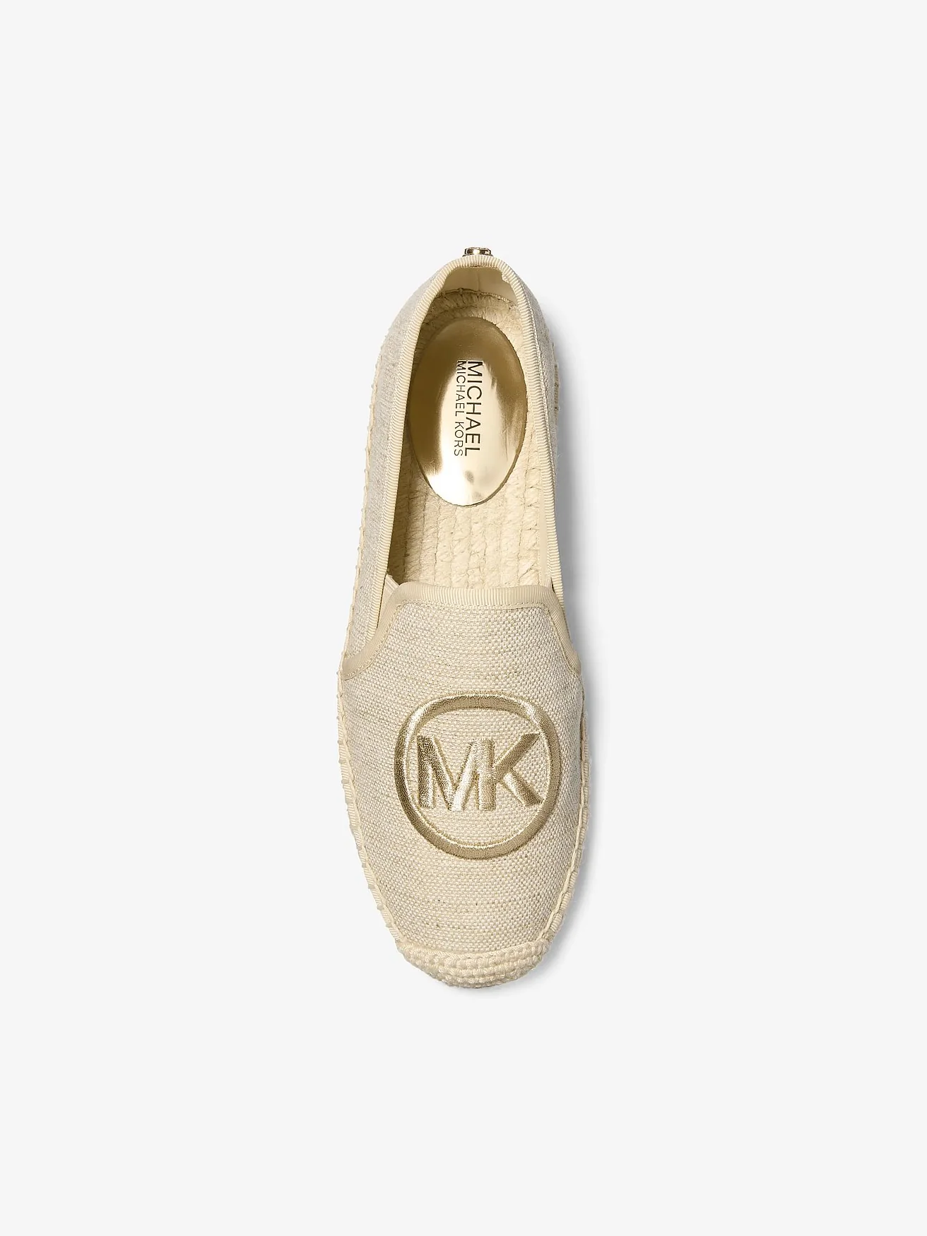 Michael Kors Hastings — эспадрильи из текстиля с металлизированным эффектом — 4