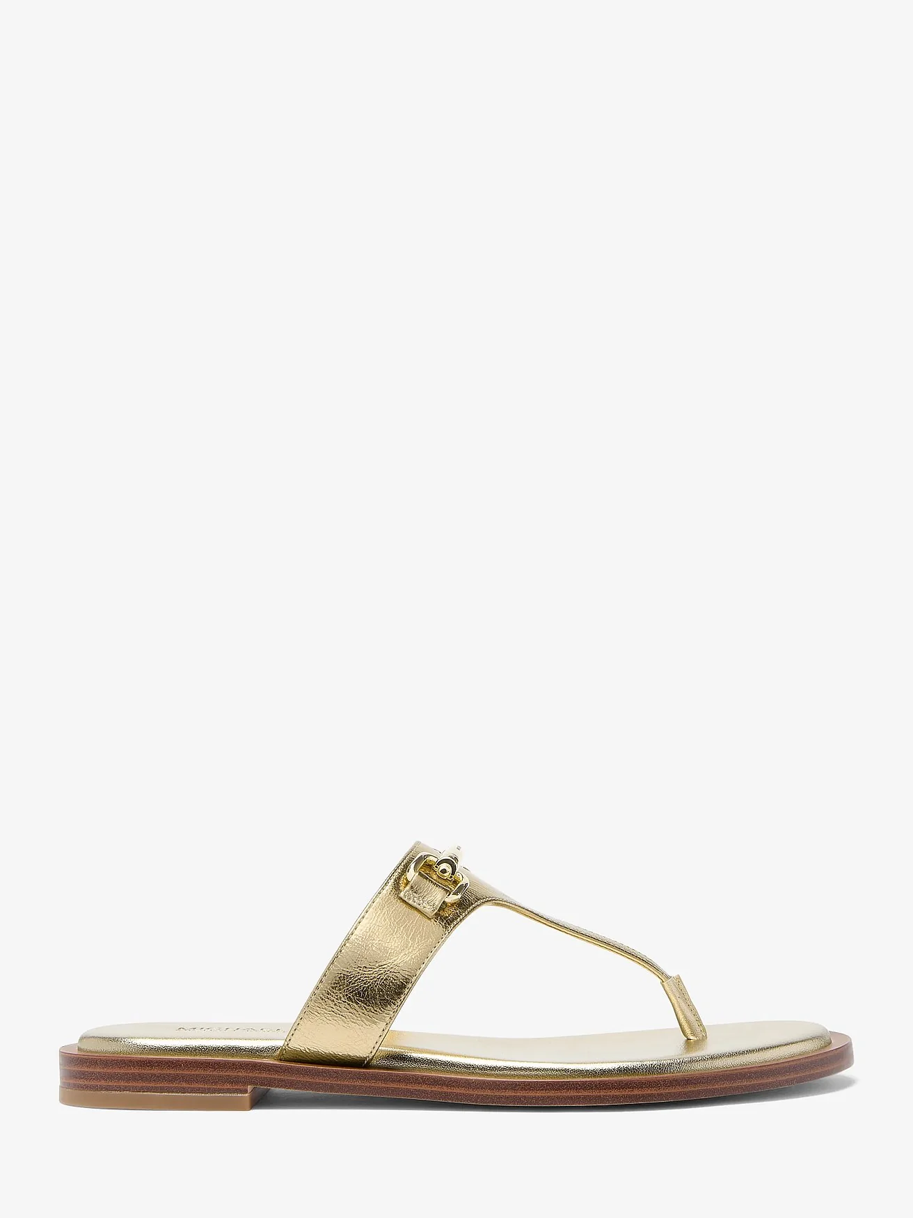 Michael Kors Carson — сандалии из металлизированной кожи с эффектом кракелюр — 2