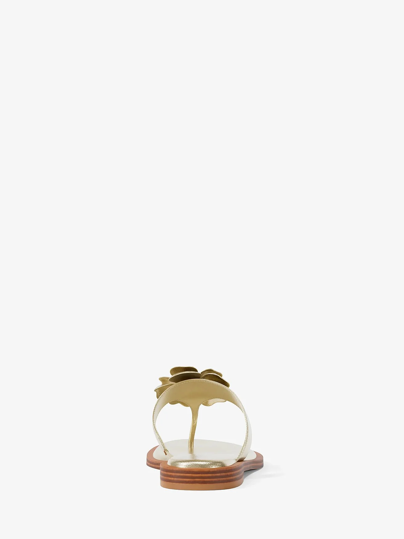 Michael Kors Callie — сандалии из металлизированного полиуретана с декором — 4