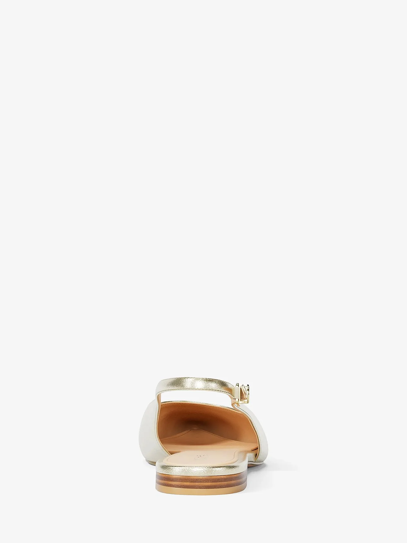 Michael Kors Amali — туфли из металлизированного полиуретана с ремешком на пятке — 4