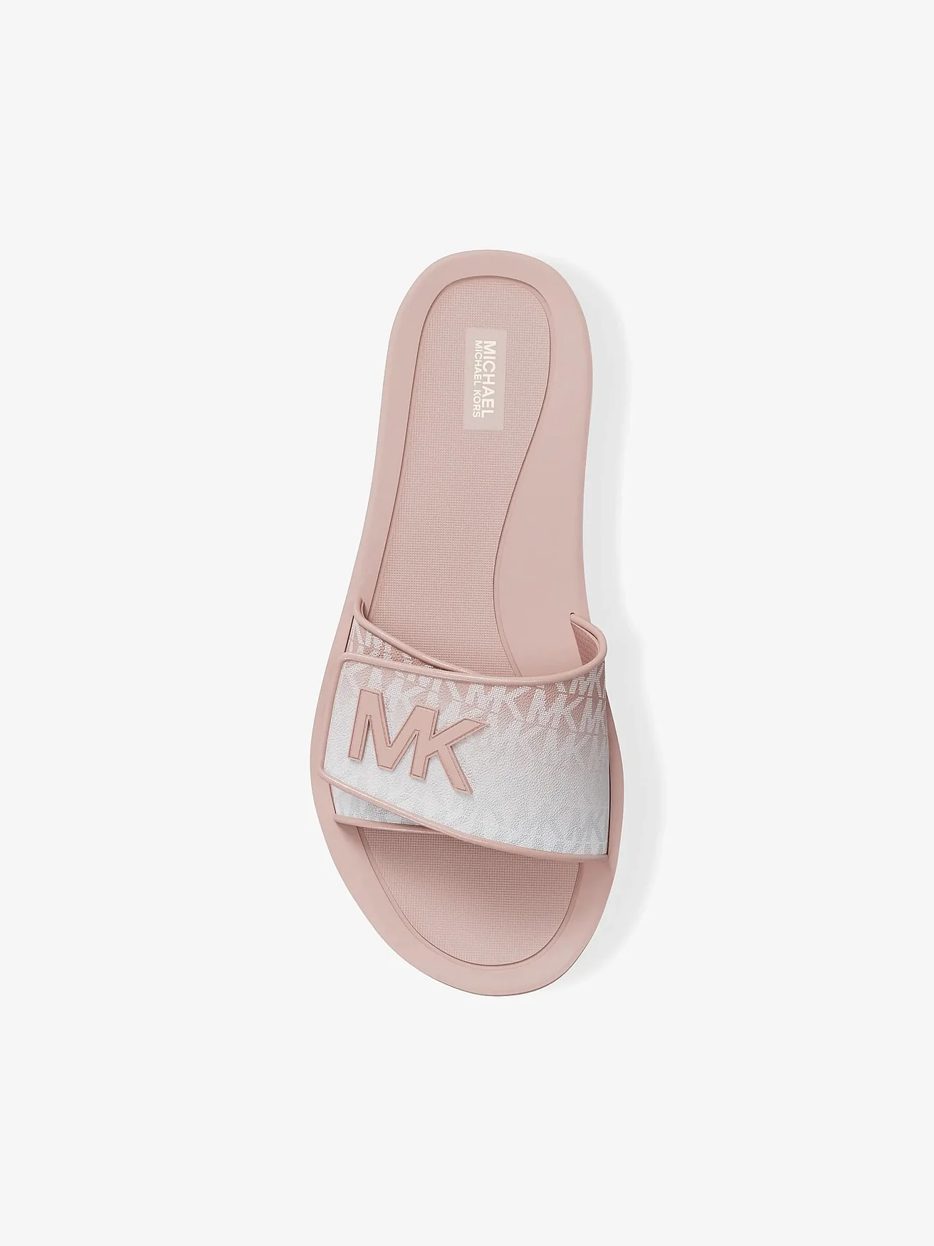 Michael Kors Palmer — шлепанцы из текстиля с фирменным принтом — 5
