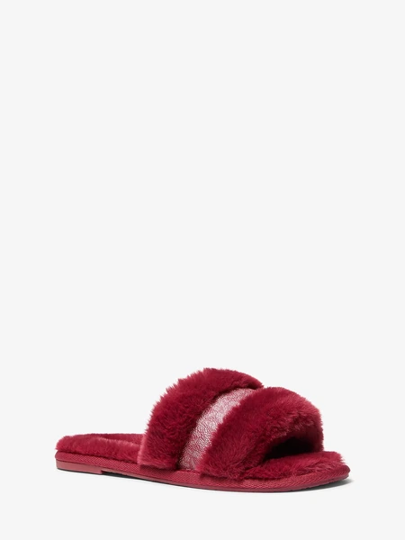 Шлёпанцы Michael Kors Alexis из искусственного меха