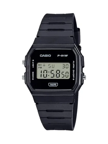 Casio F91W цифровые часы — изображение 1 из 6, оттенок разноцветный