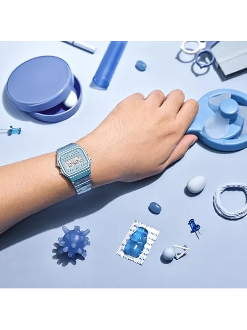 Casio F91W цифровые часы — изображение 2 из 5, оттенок разноцветный