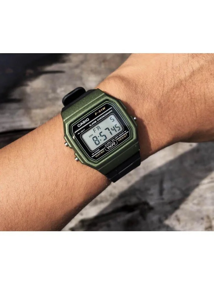 Casio F91W цифровые часы — изображение 5 из 6, оттенок разноцветный