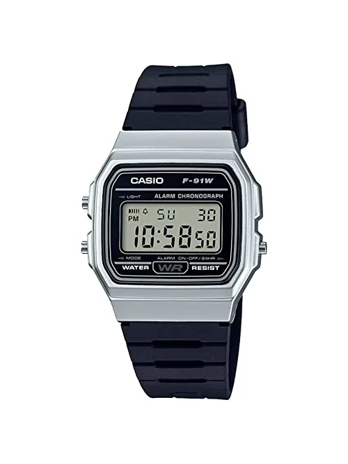 Casio F91W цифровые часы — изображение 1 из 1, оттенок разноцветный