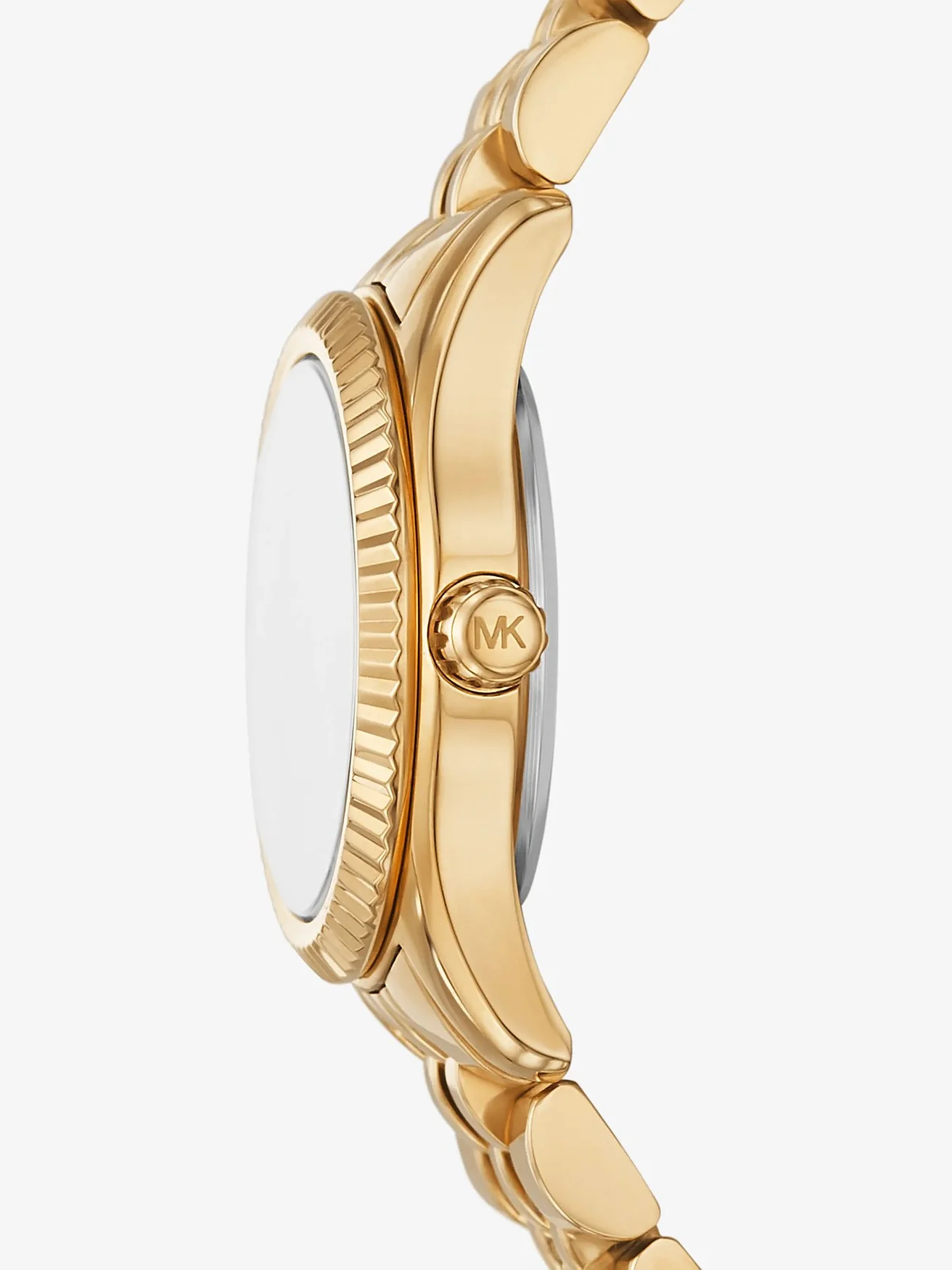 Часы Michael Kors Petite Lexington с паве, золотистые — 2