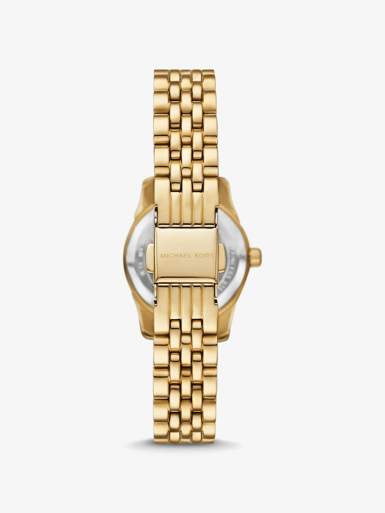Часы Michael Kors Petite Lexington с паве, золотистые — 3