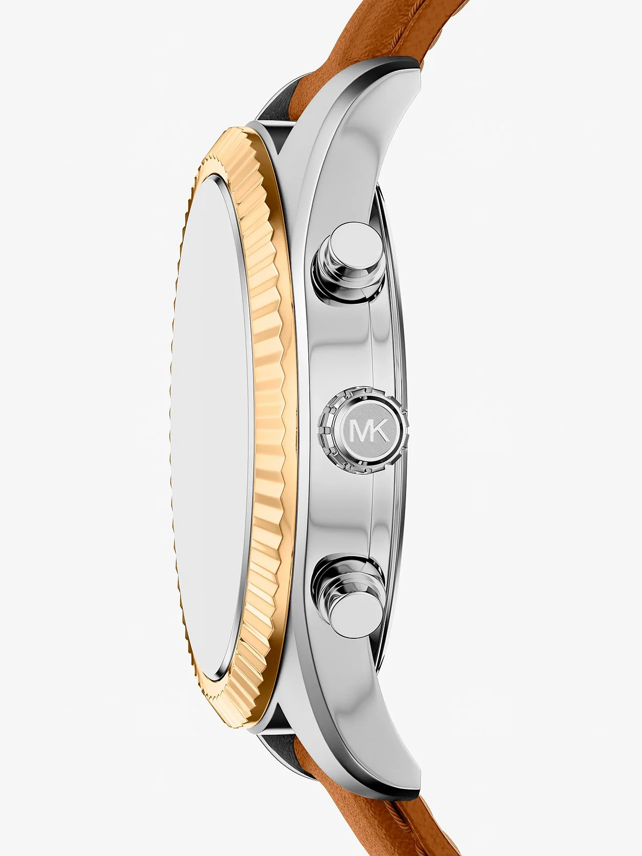 Часы Michael Kors Oversized Lexington с кожаным ремешком — 2