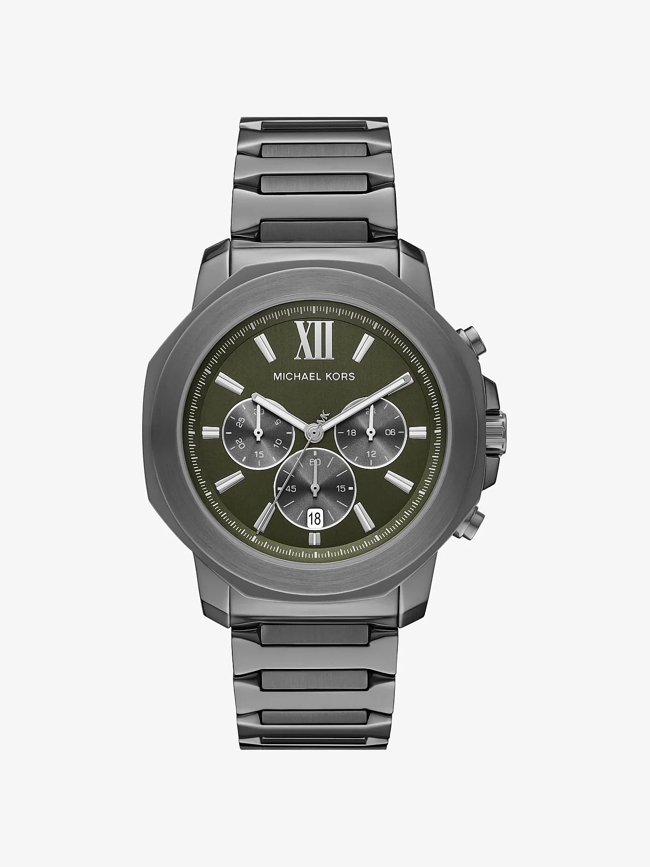 Часы Michael Kors Oversized Prescott с браслетом — 1