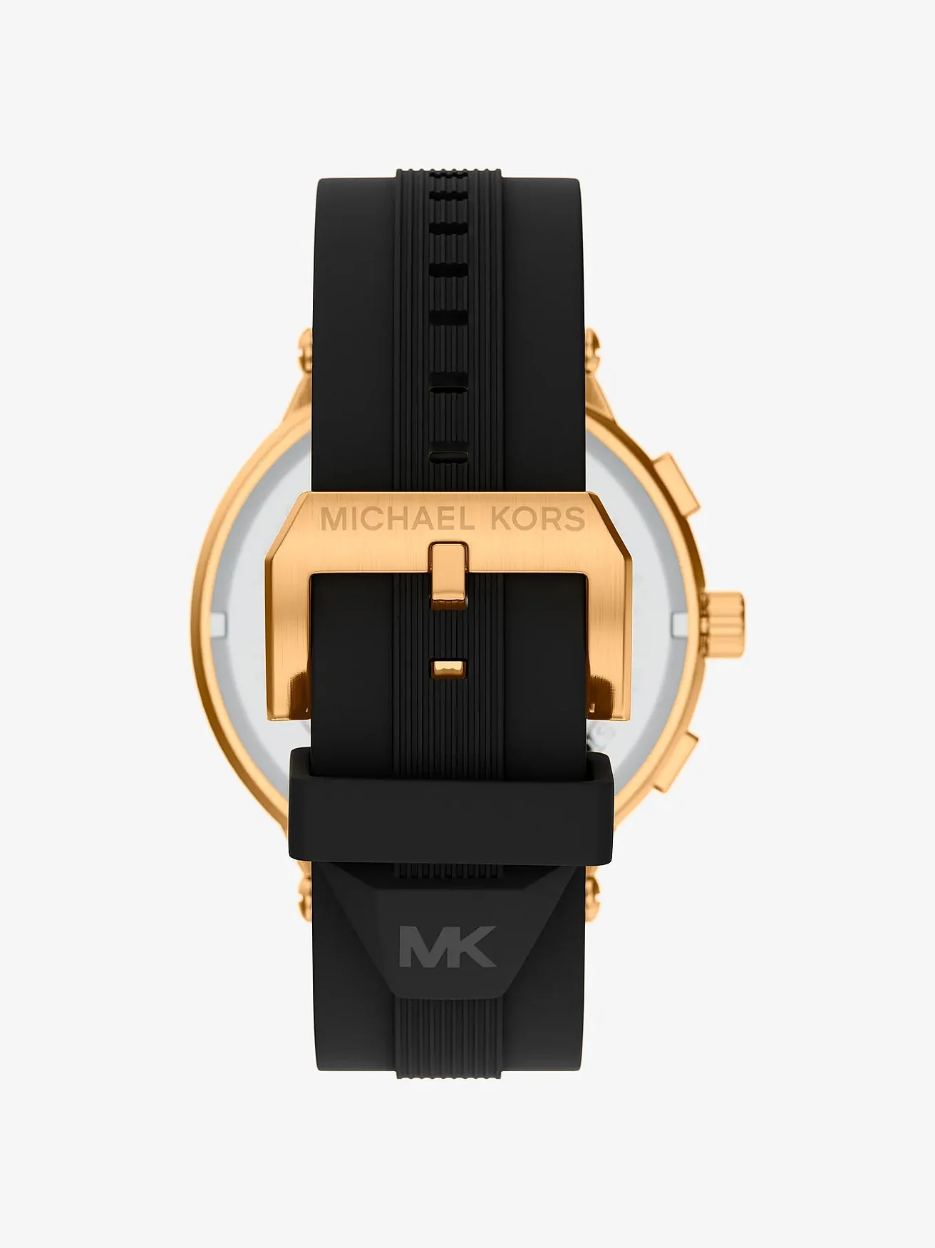 Часы Michael Kors Oversized Billie золотистого тона с силиконовым ремешком — 3