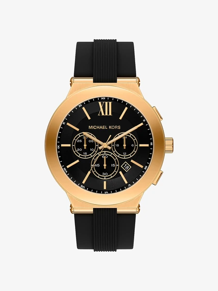 Часы Michael Kors Oversized Billie золотистого тона с силиконовым ремешком
