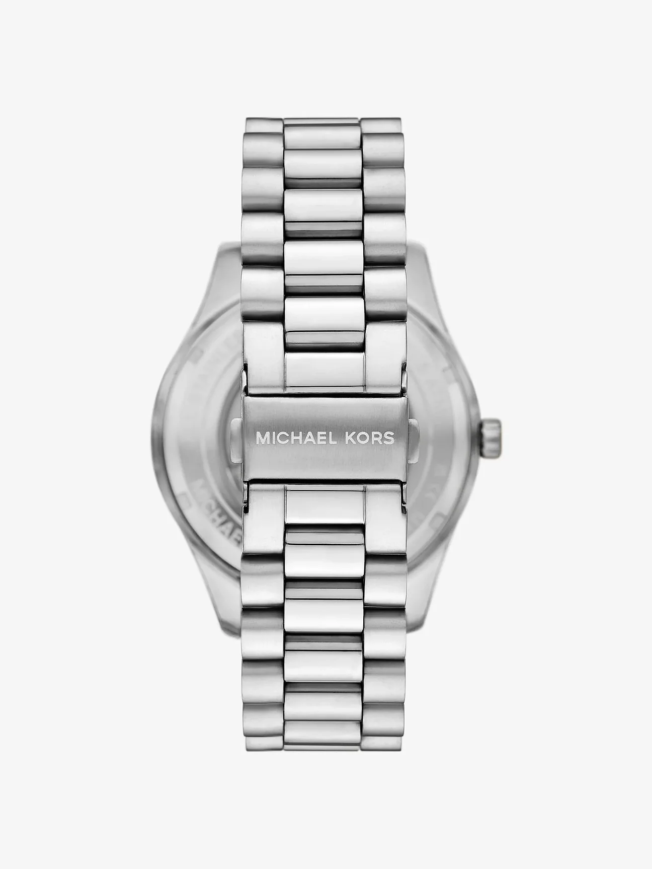 Часы Michael Kors Oversized Lexington серебристого тона — 3