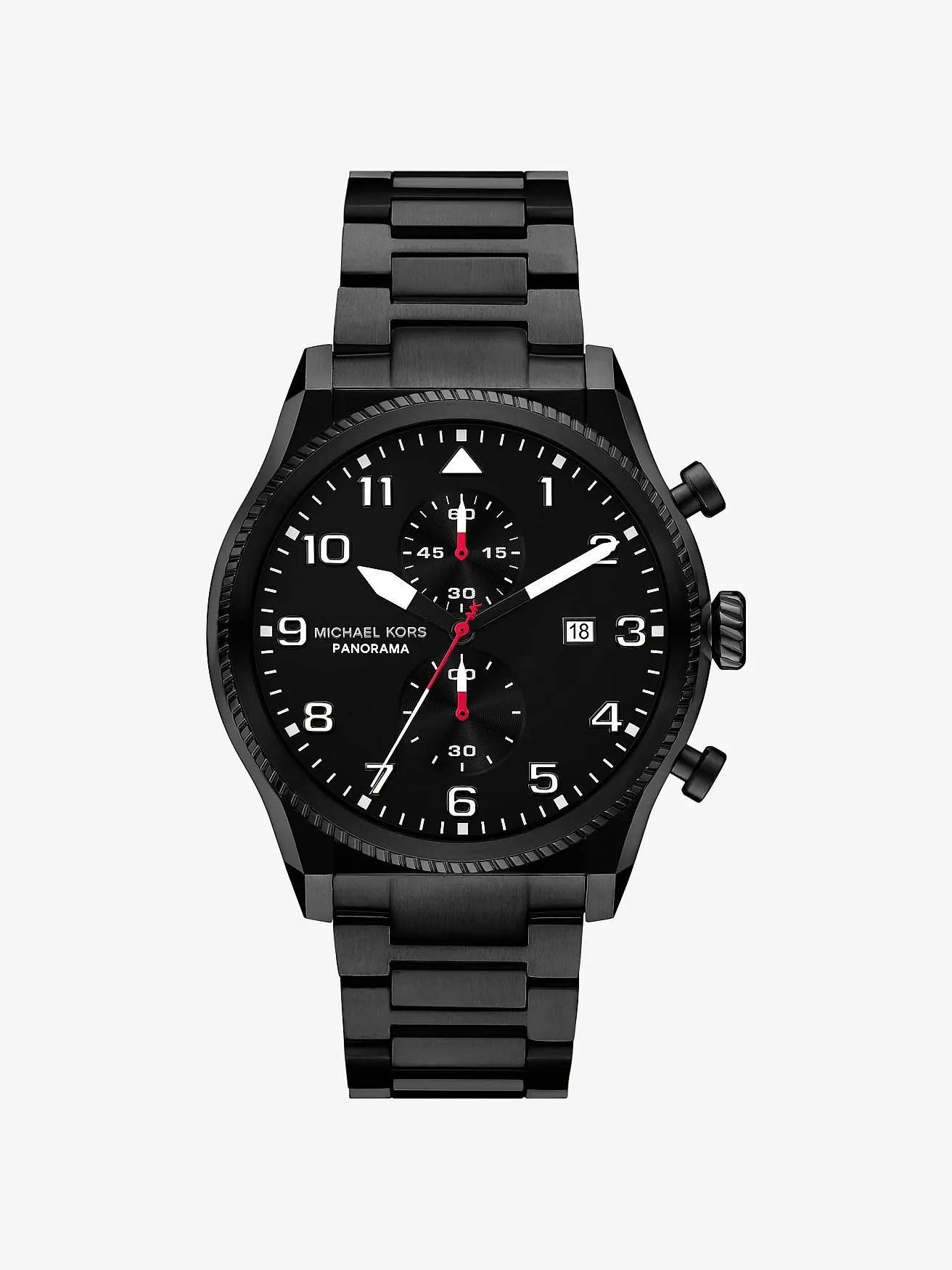 Michael Kors Oversized Panorama — мужские часы черного тона — 1