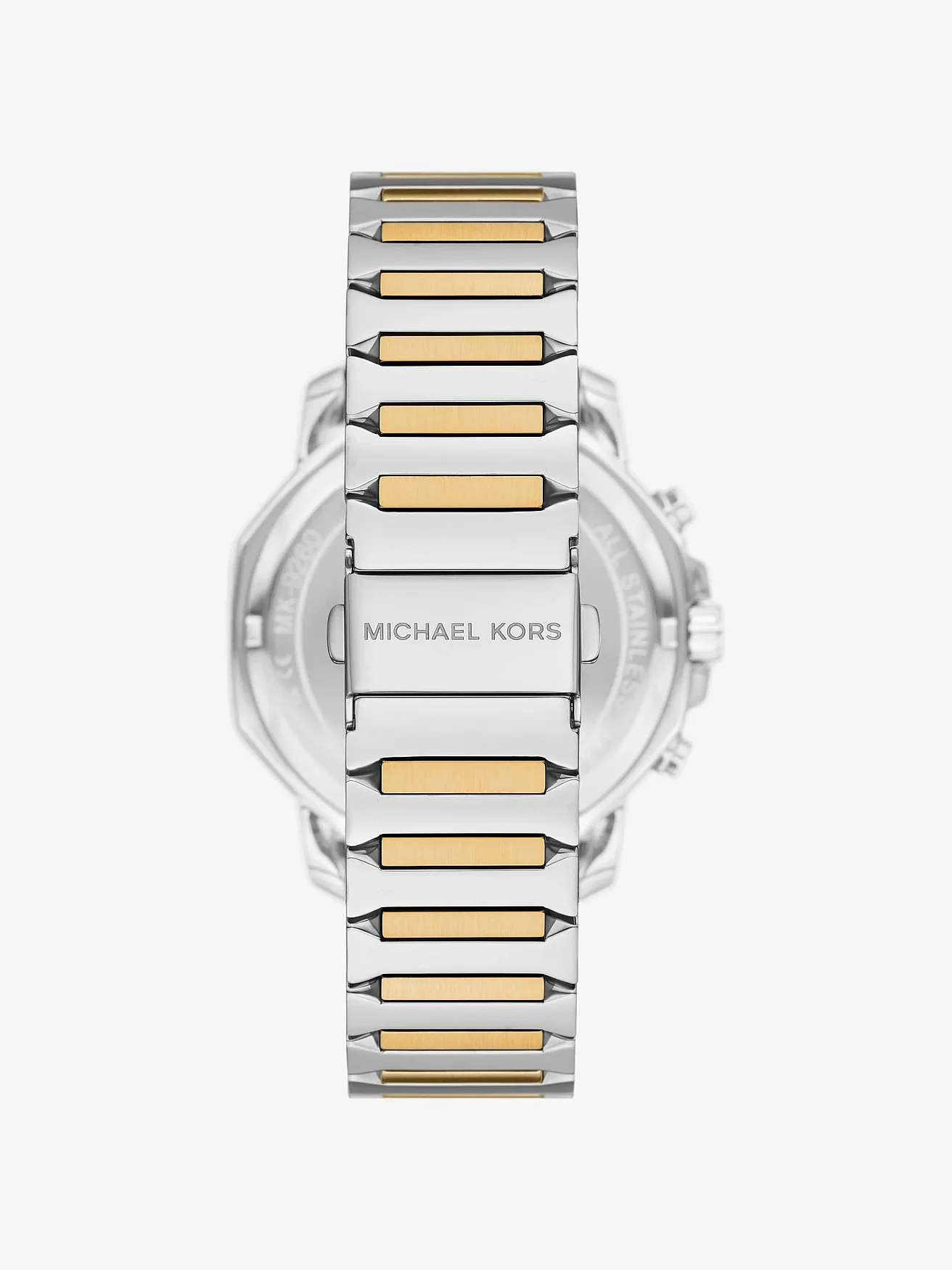 Часы Michael Kors Oversized Prescott с двухцветным браслетом — 3