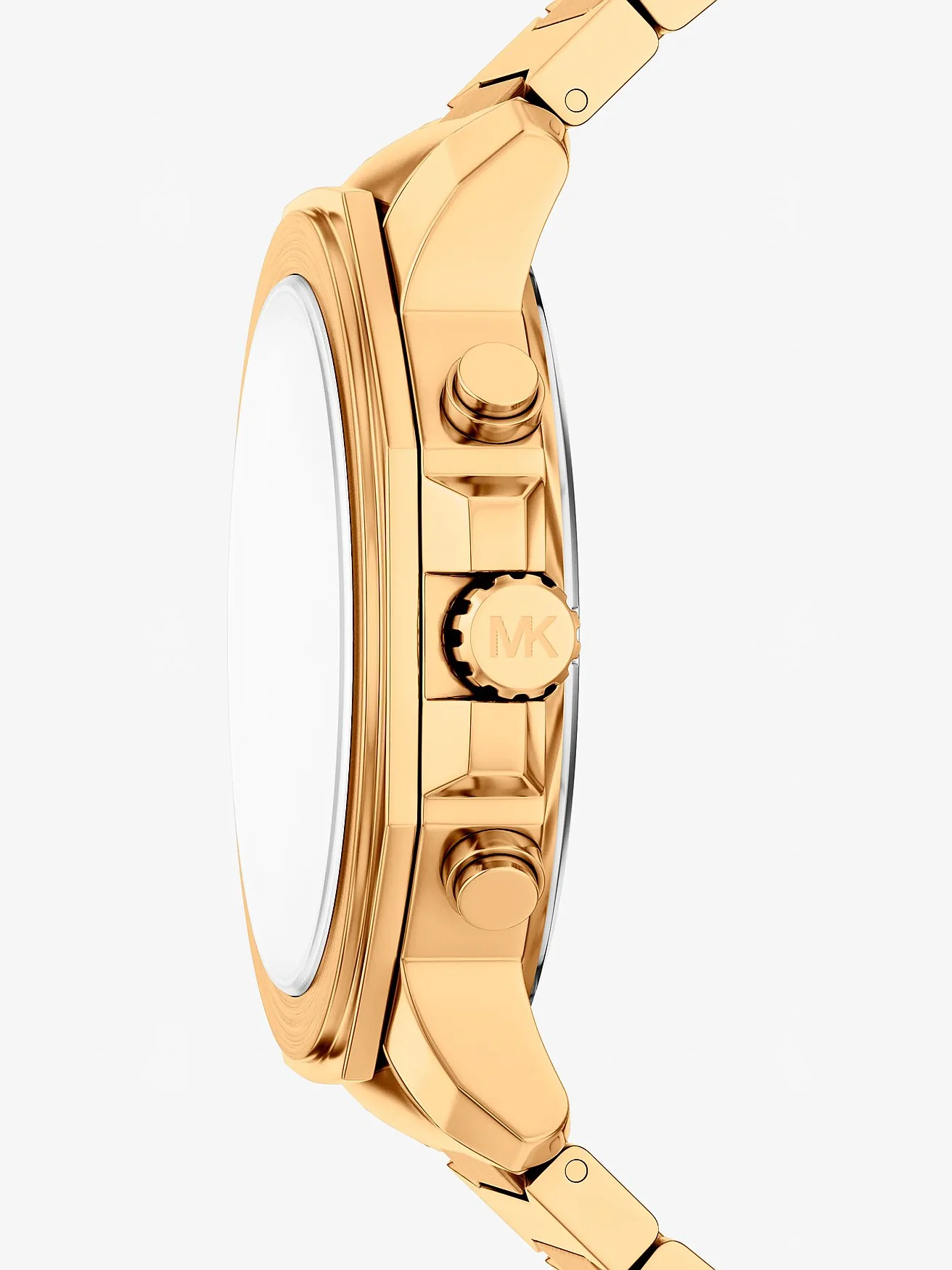 Часы Michael Kors Oversized Prescott золотистого тона — 2